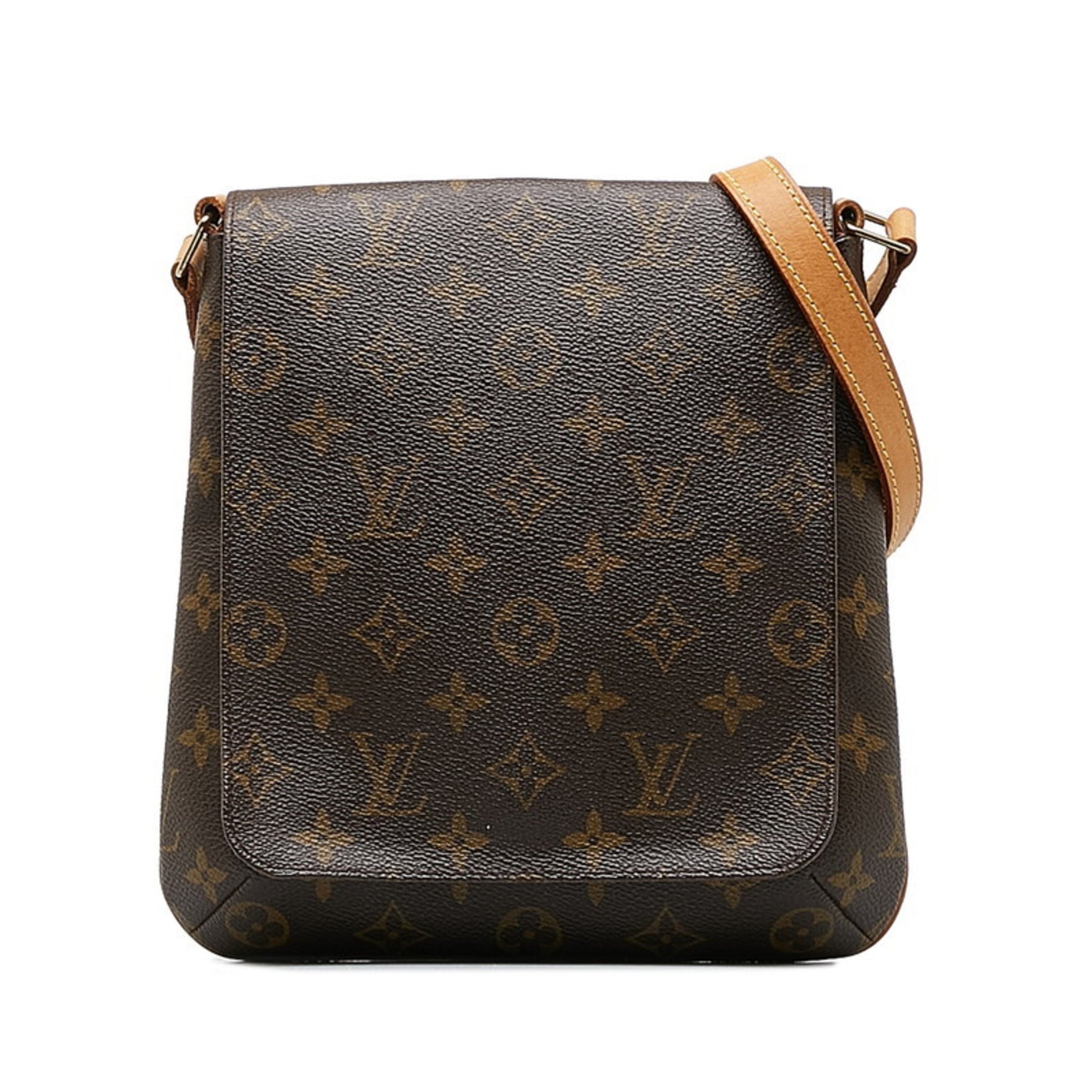 Louis Vuitton Monogram Musette Salsa Long Shoulder Bag M51387 Brown PVC Leather Women's LOUIS VUITTON
