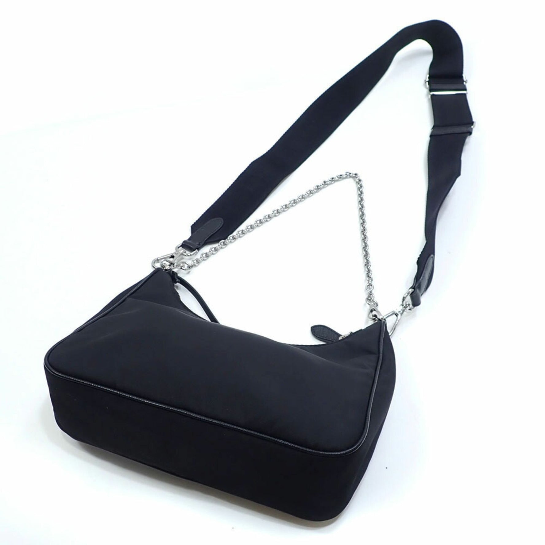 Prada Re-Edition 2005 Re-Nylon Shoulder Bag, Nylon, Saffiano Leather