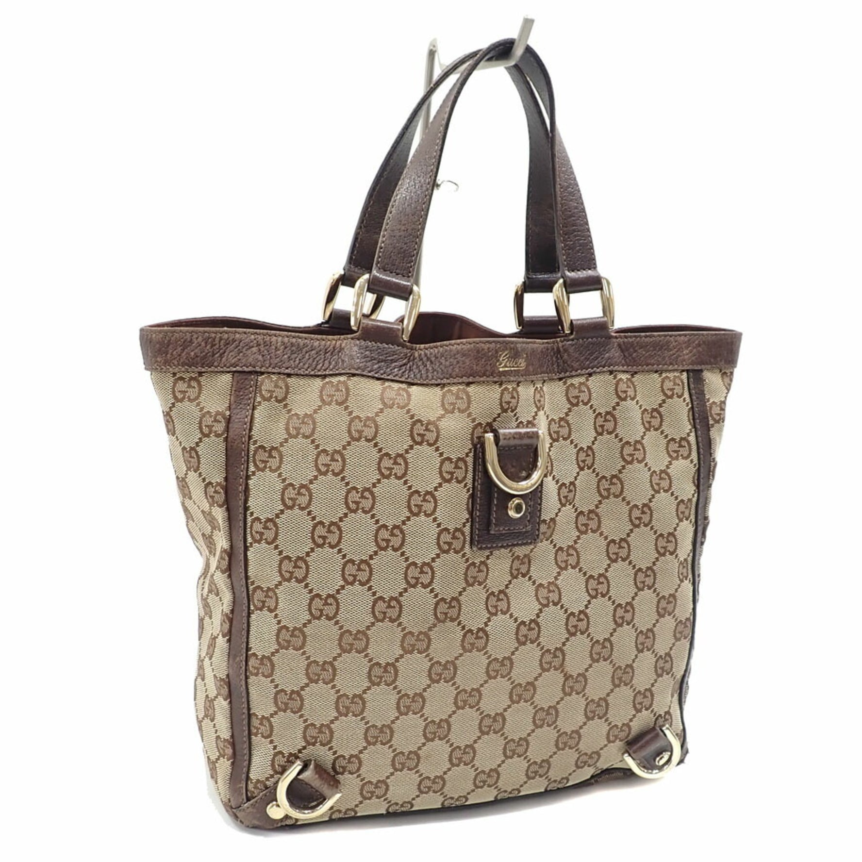 Gucci Tote Bag Abby GG Canvas Hand