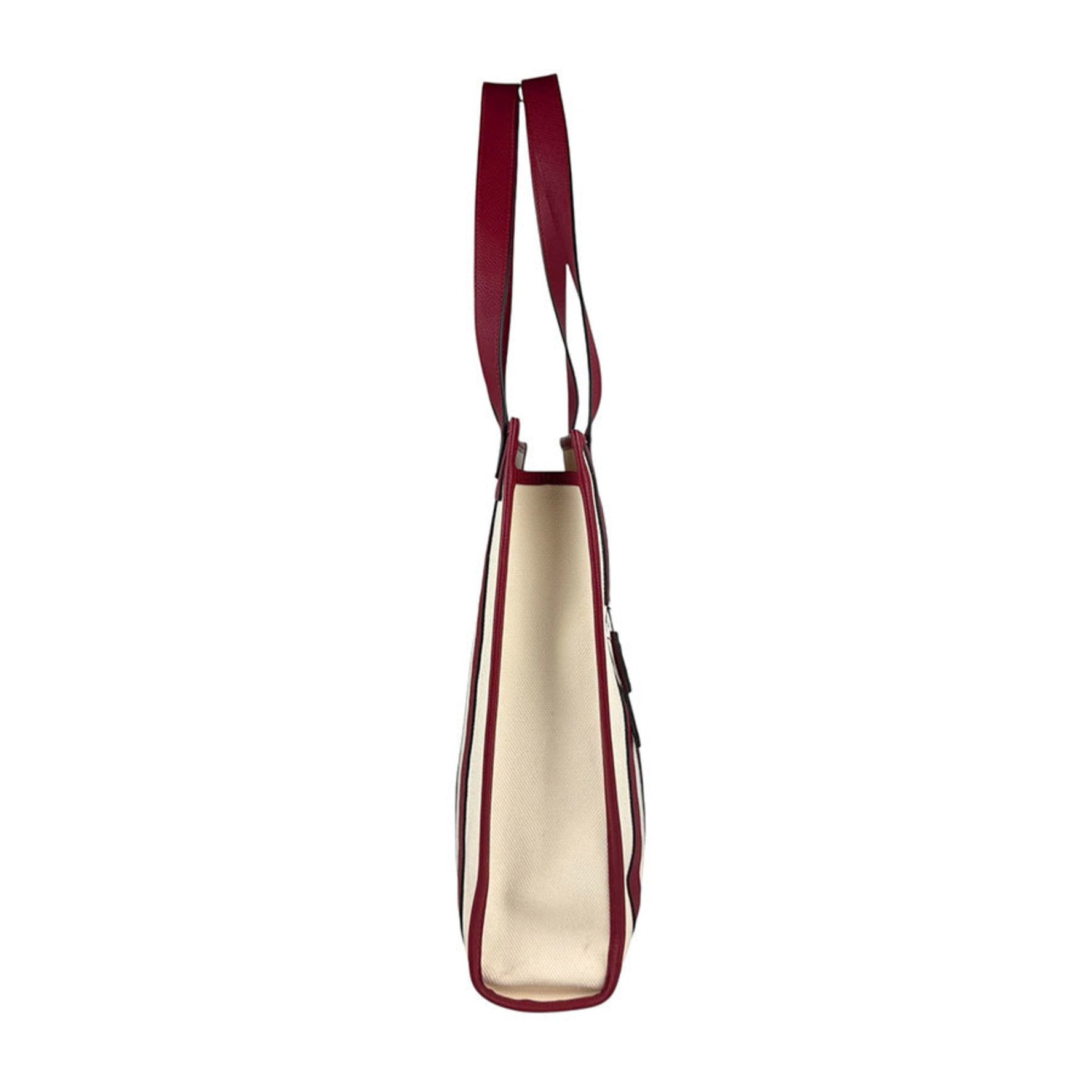 Hermes Hermès Petit H Dreamcatcher Shoulder Bag in Toile H, Epsom Leather, Rouge Grenat