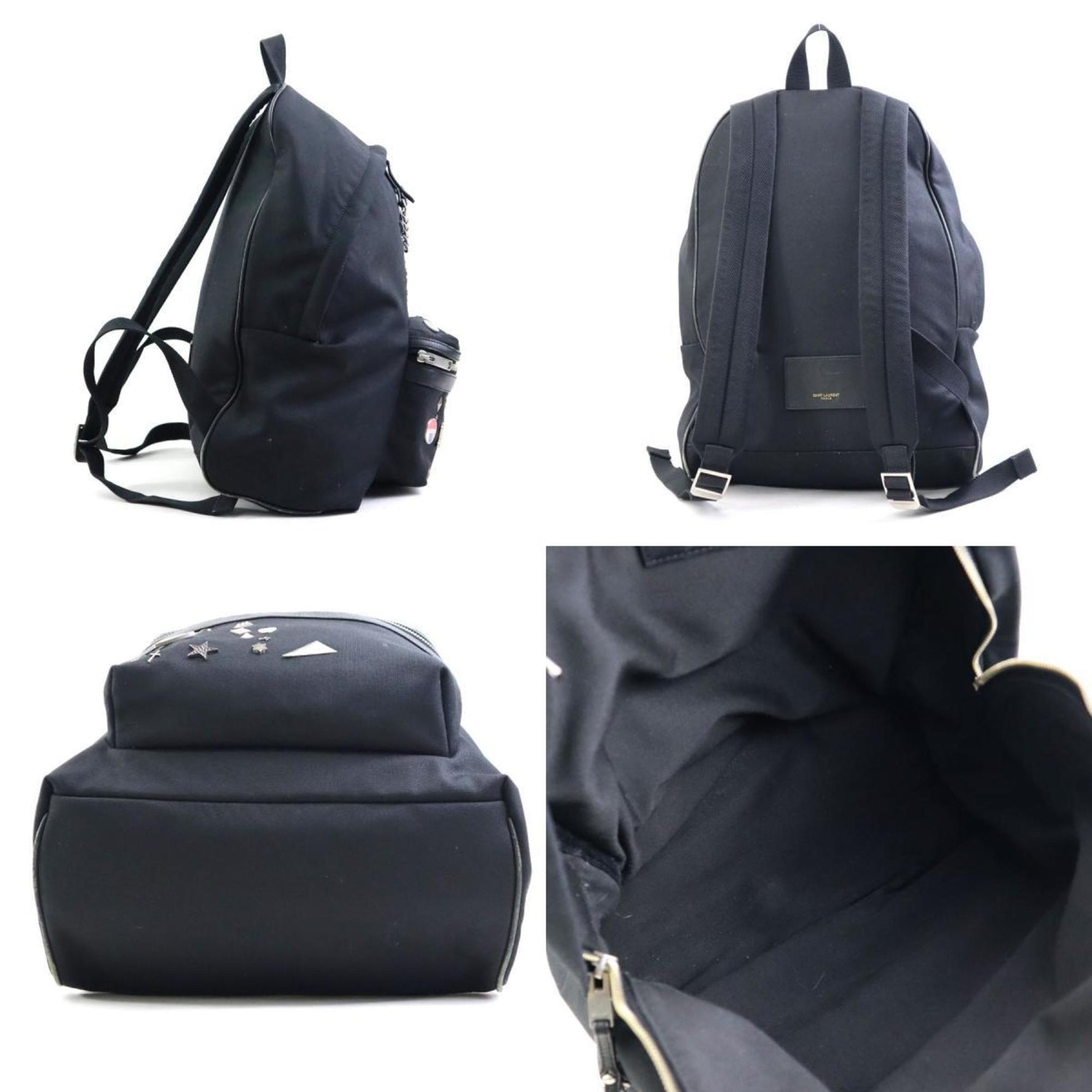 Saint Laurent Backpack, Canvas, Men's/Women's