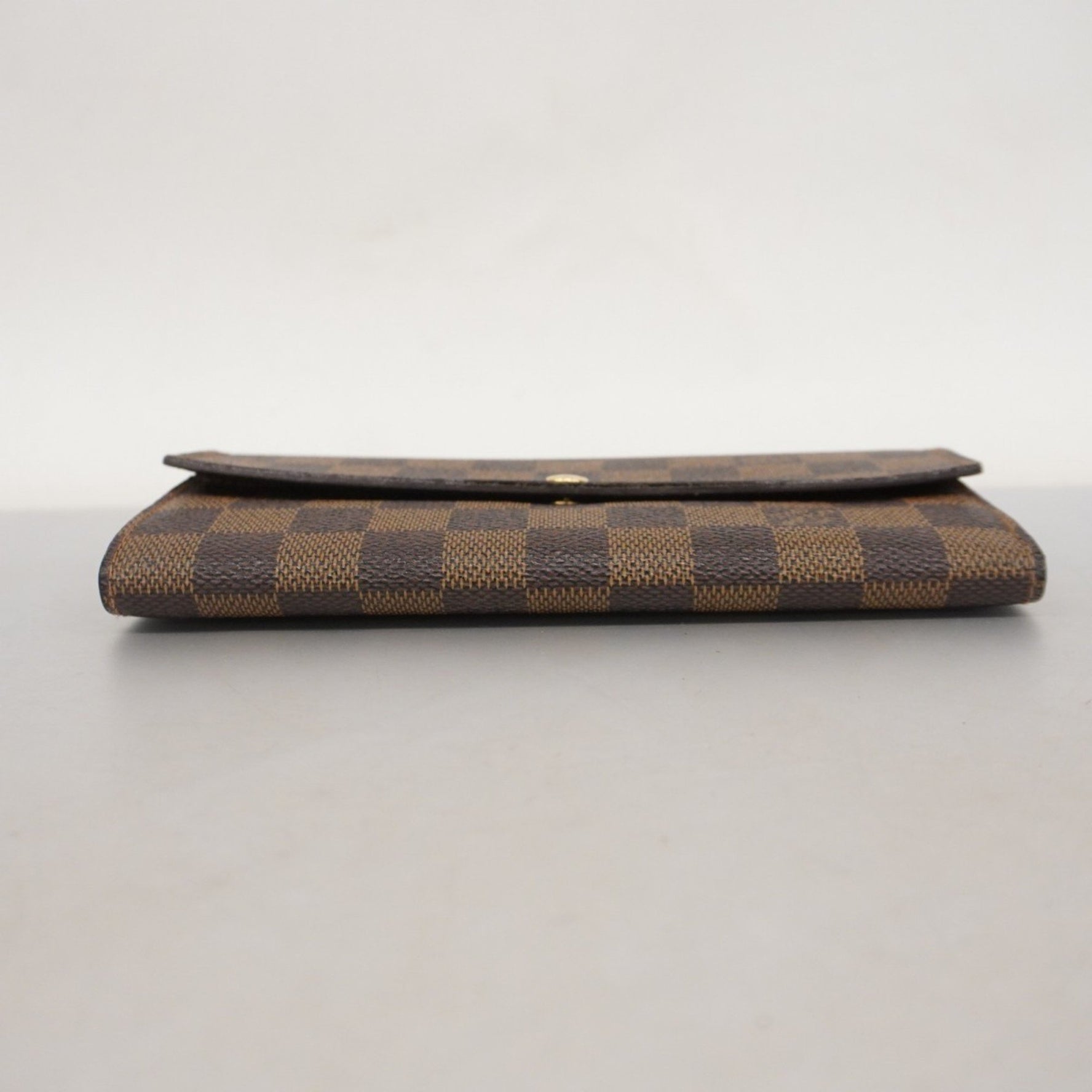 Louis Vuitton Damier Portefeuille Sarah Long Wallet N61734 Ebene Women's