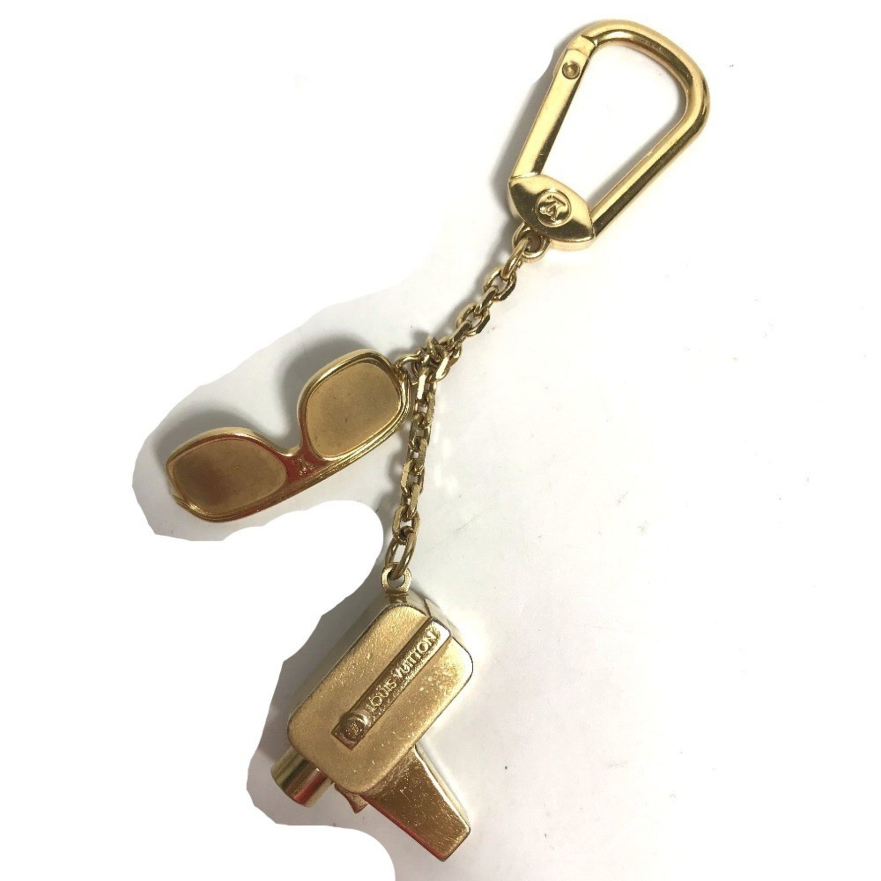 LOUIS VUITTON M65383 Porte-Clés Cannes Bag Charm Keychain Metal Men's Gold