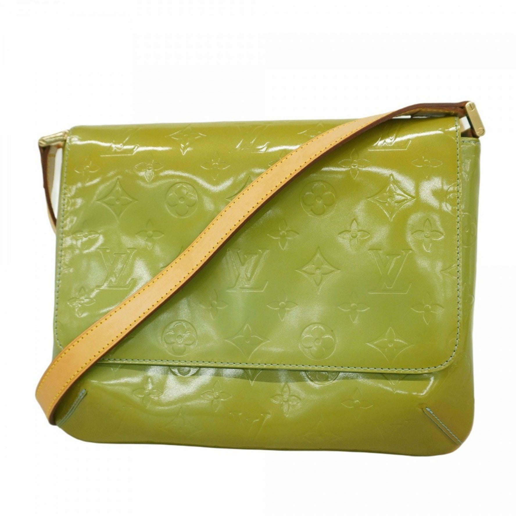 Louis Vuitton Vernis Thompson Street Shoulder Bag Baby Blue