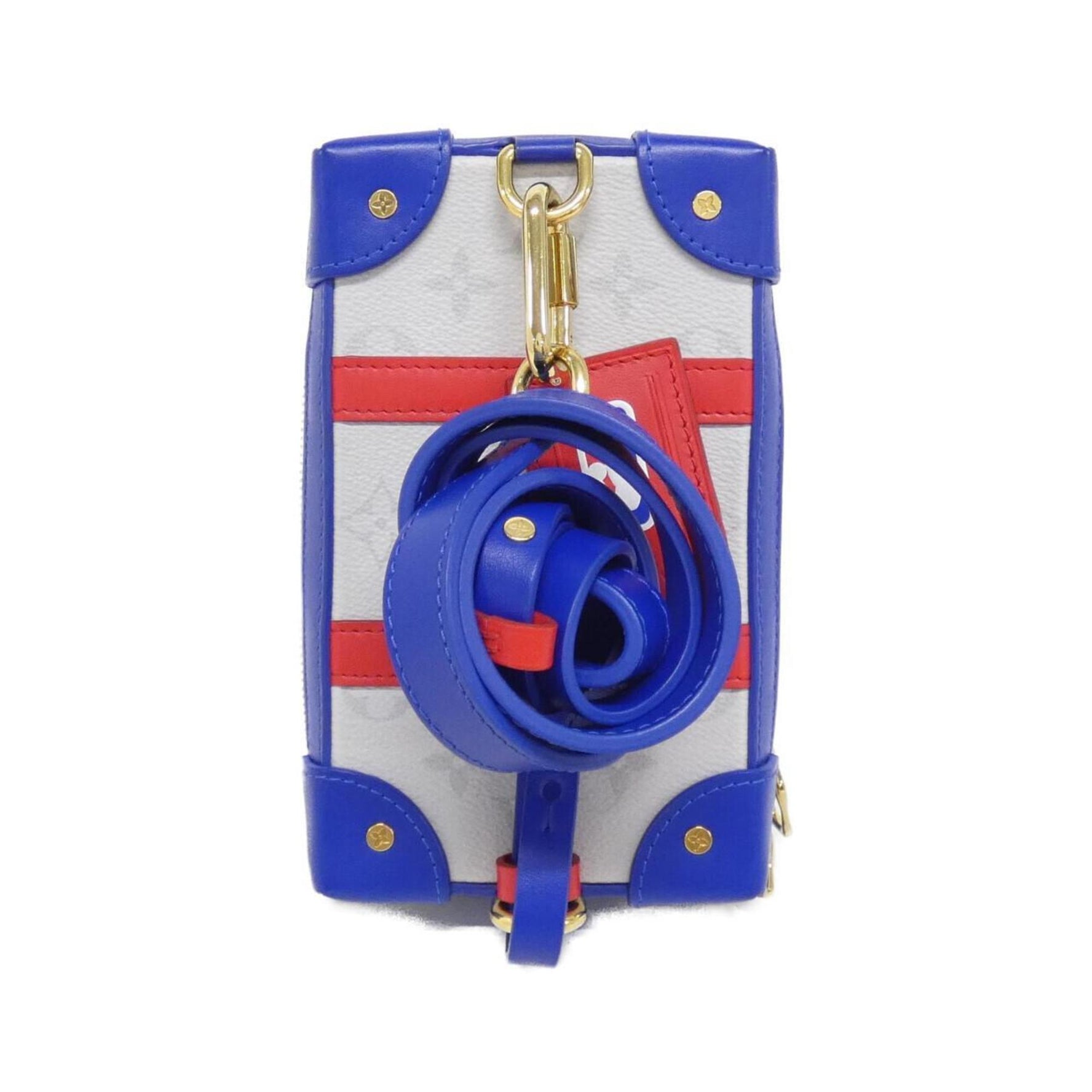 Louis Vuitton Monogram White (LVxNBA) Soft Trunk Phone Box Handbag