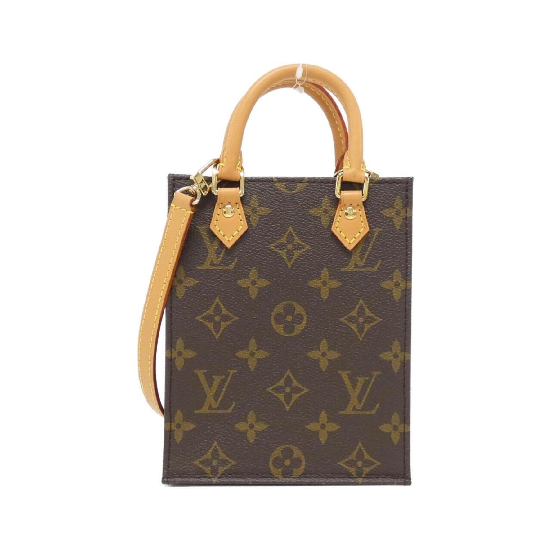 Louis Vuitton Monogram Petite Sac Plat Handbag