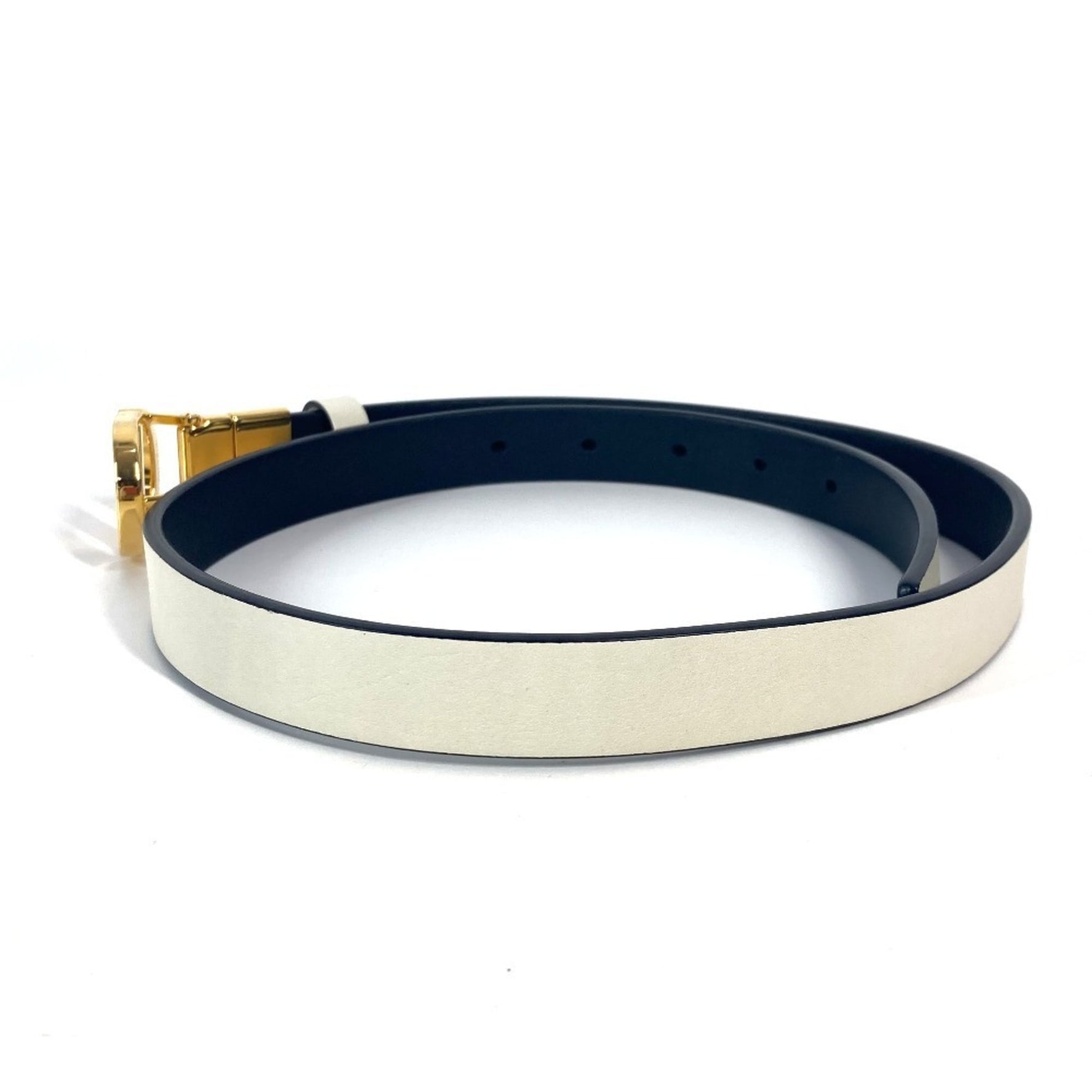 Christian Dior Dior CD Buckle Accessory Belt Leather