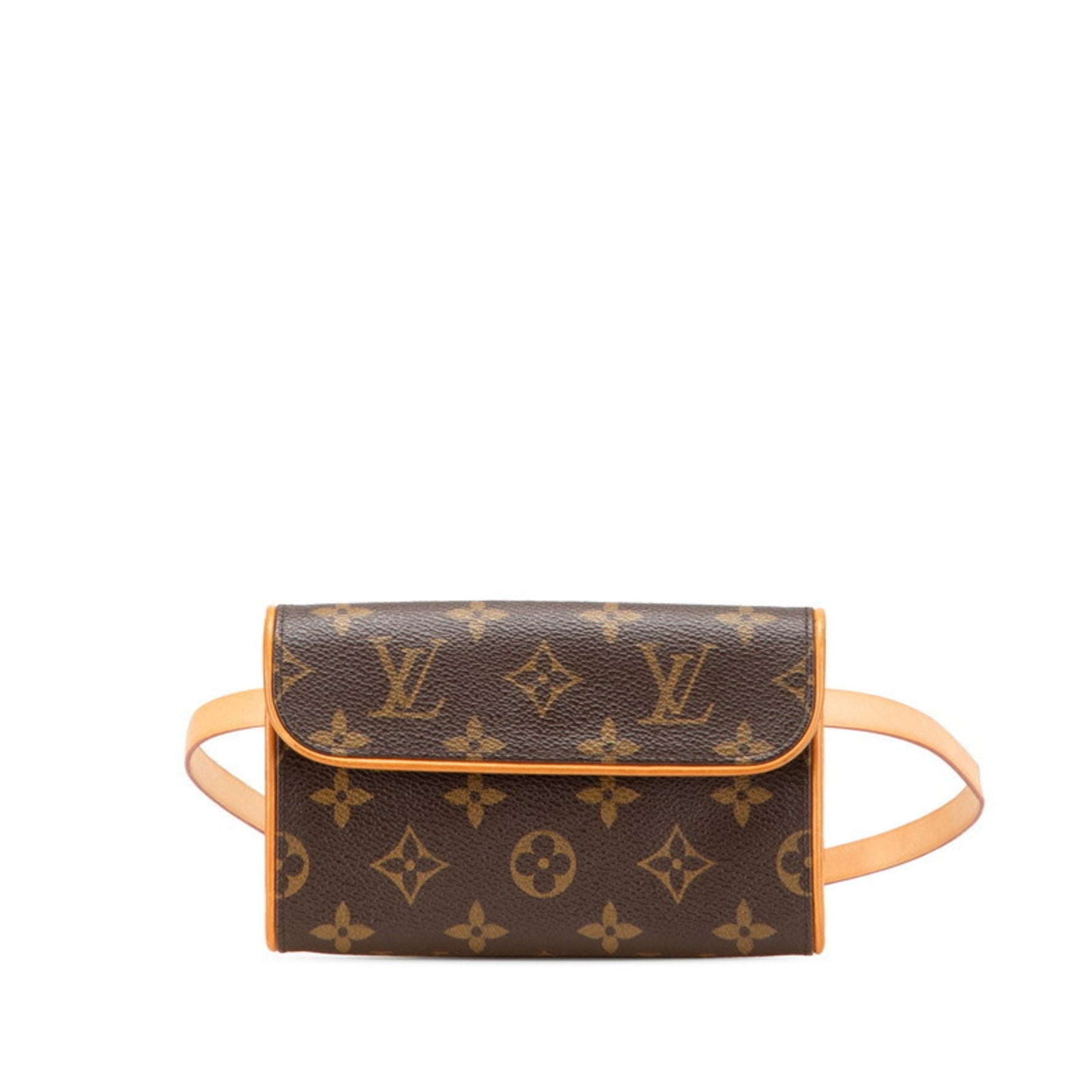 Louis Vuitton Monogram Florentine XS Waist Bag/Body Bag M51855 Brown PVC Leather Women's LOUIS VUITTON