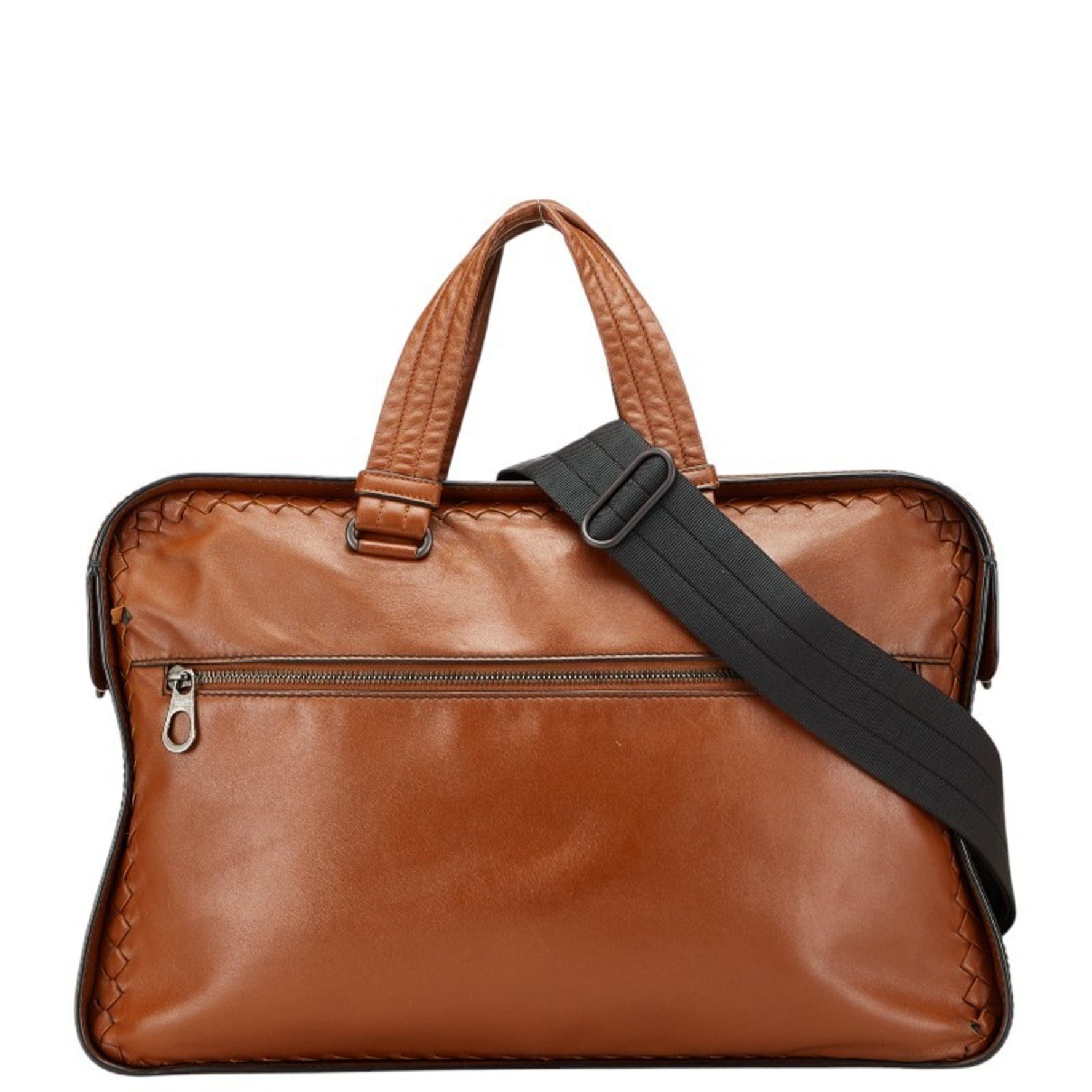 Bottega Veneta Intrecciato Business Bag Shoulder Leather BOTTEGA VENETA