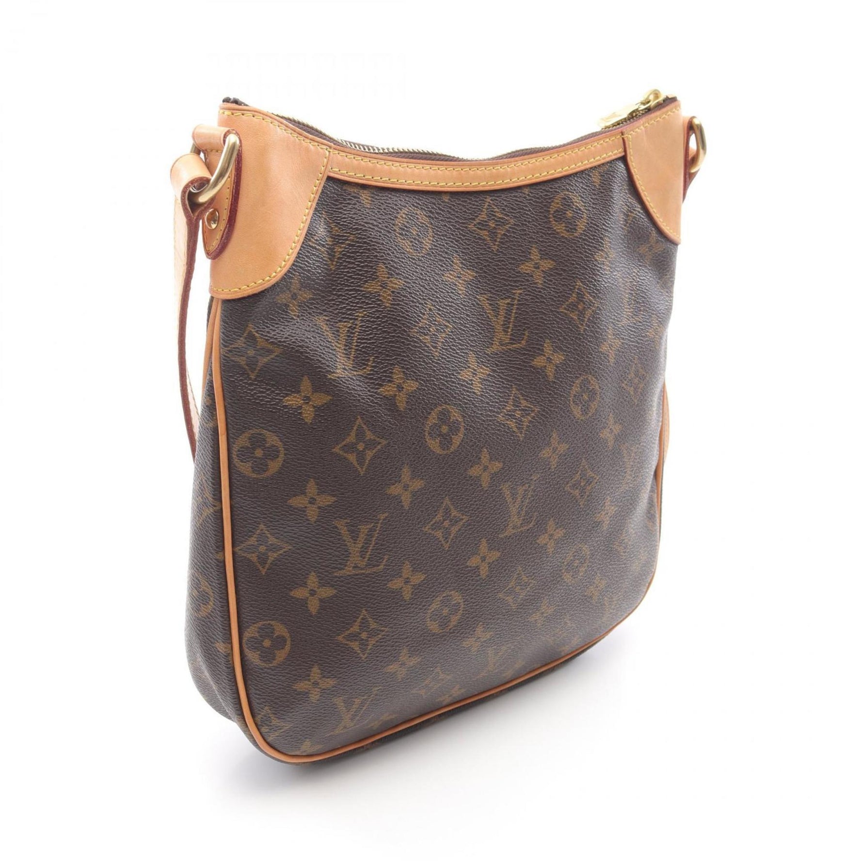 Louis Vuitton Odeon PM Shoulder Bag in Coated Canvas and Leather with Monogram Design