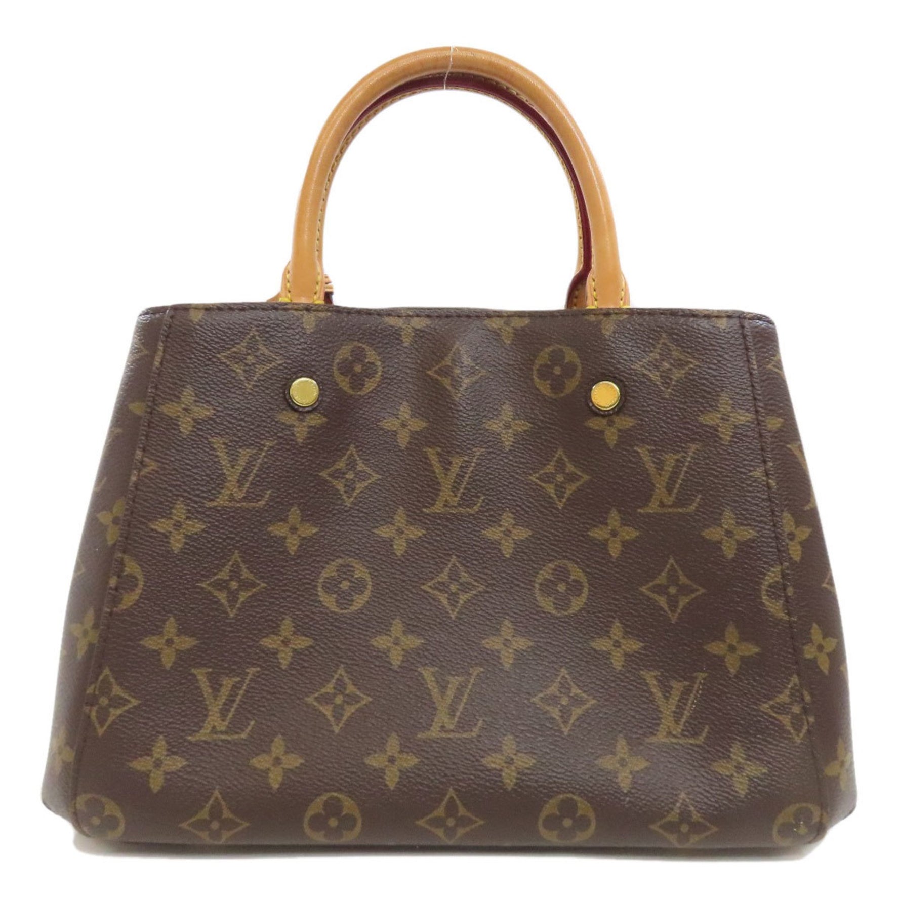 Louis Vuitton Montaigne BB Handbag Canvas