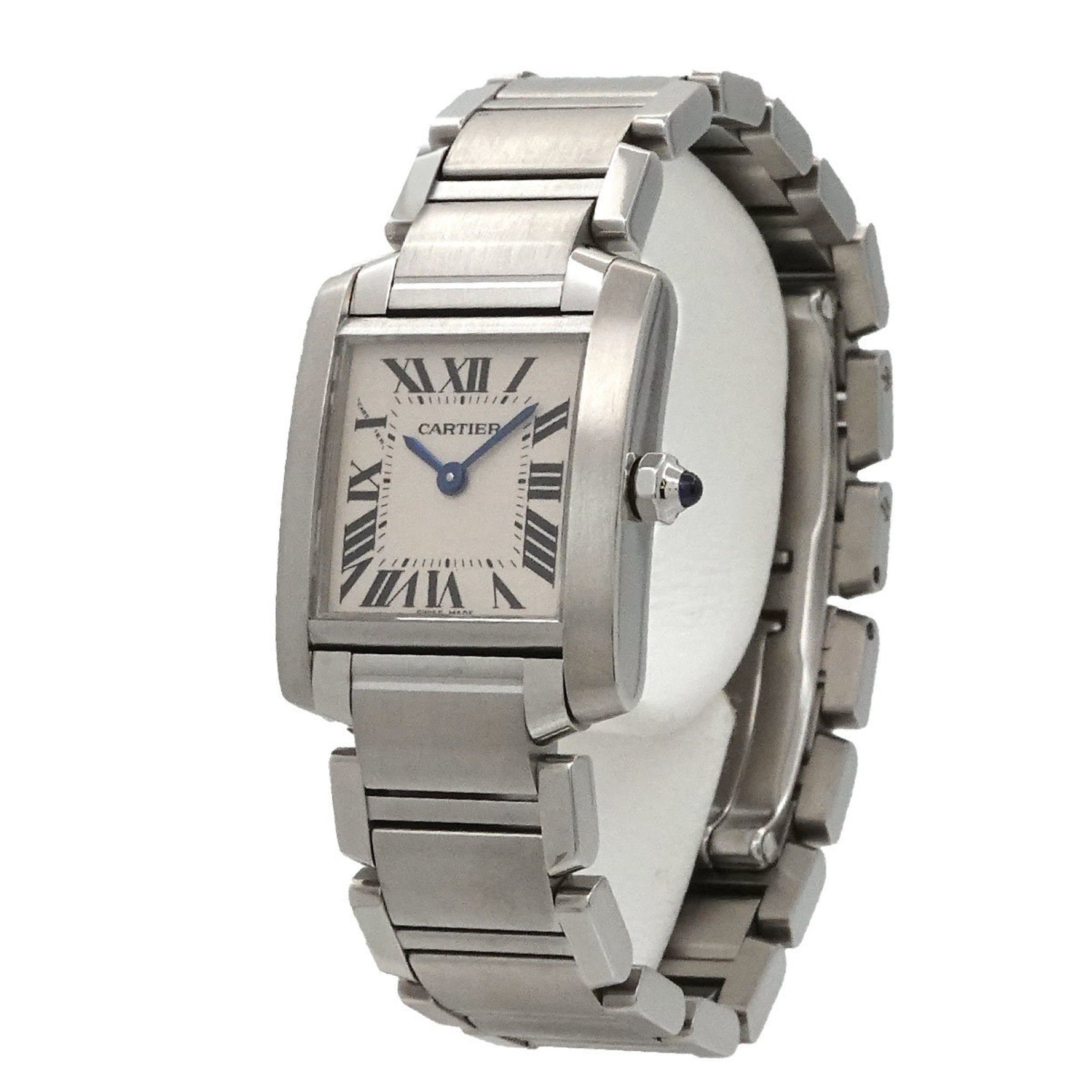 Cartier Tank Francaise SM W51008Q3 Women's Ivory Quartz Watch