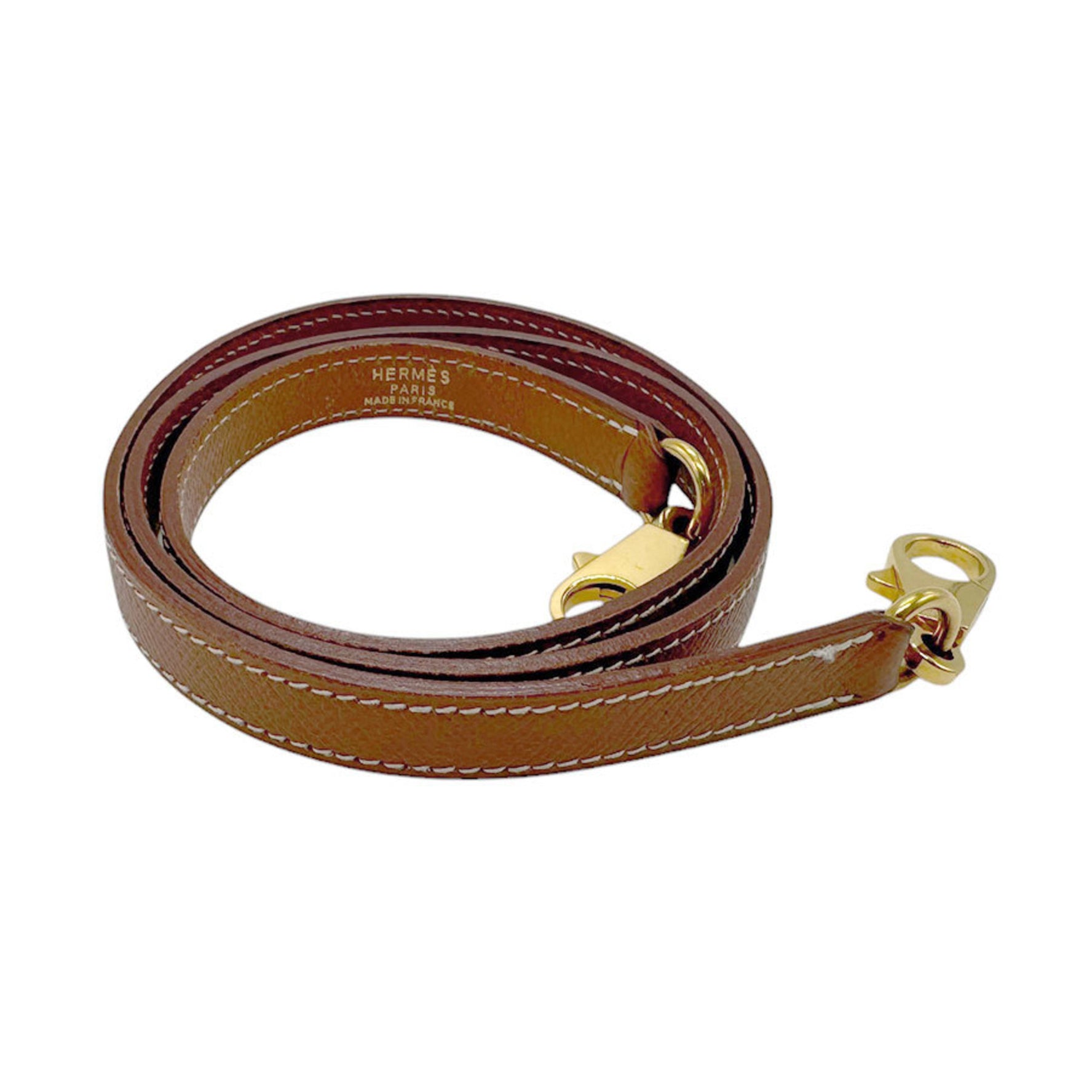 Hermes HERMES Shoulder Strap for Bolide Kelly Cushvel Gold Men Women z3211