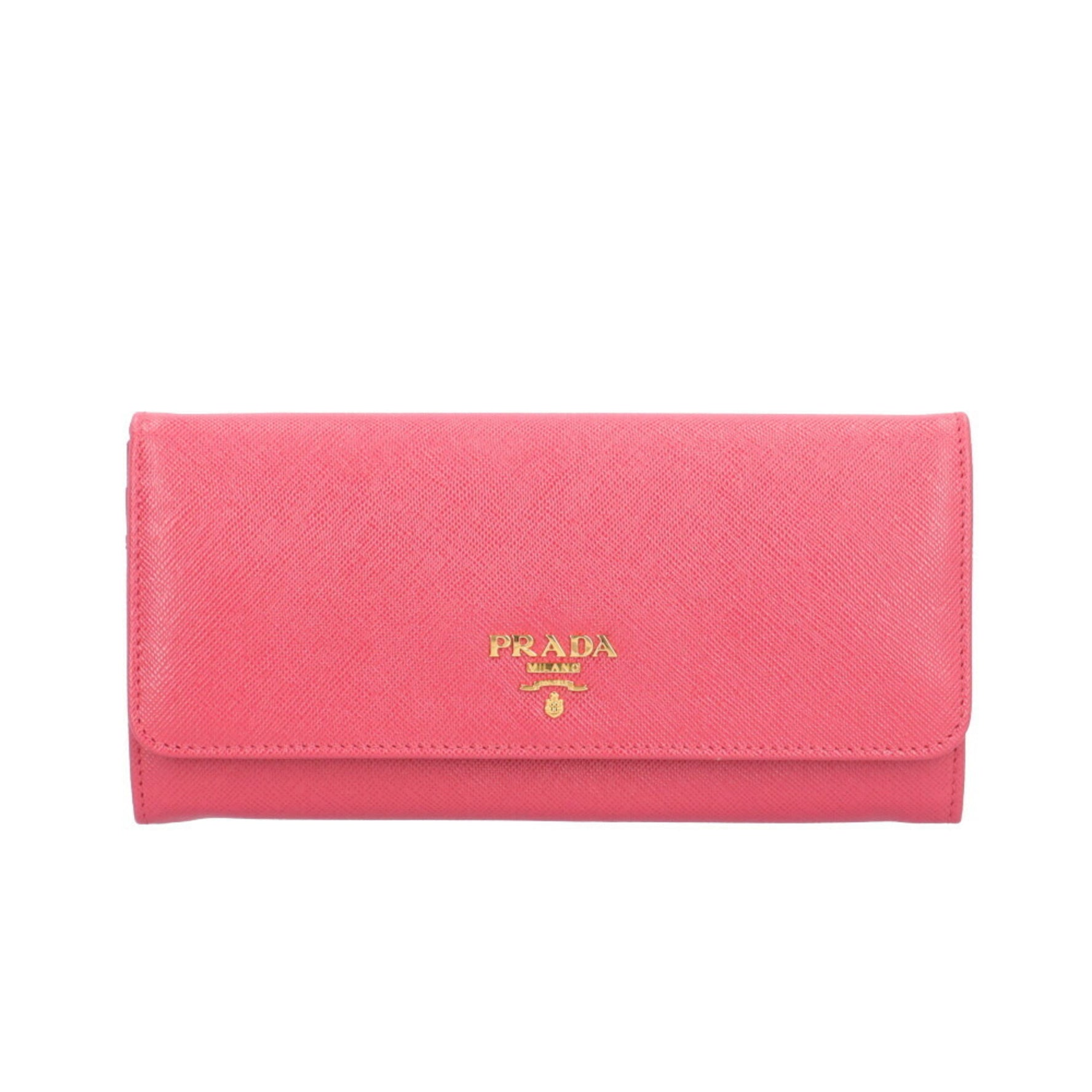 Prada Saffiano Long Wallet Leather 1MH132 Women's PRADA