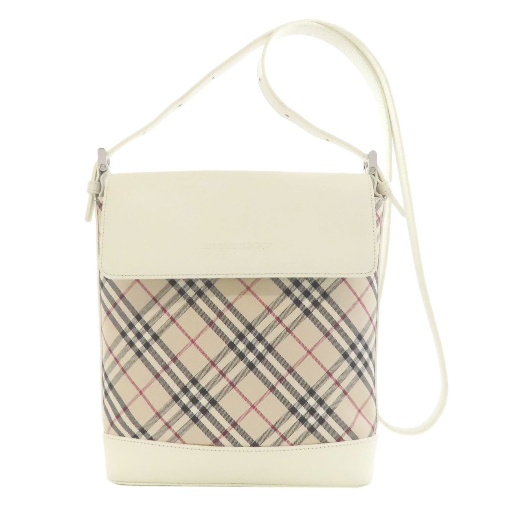Burberry Nova Check Shoulder Bag Leather/Canvas