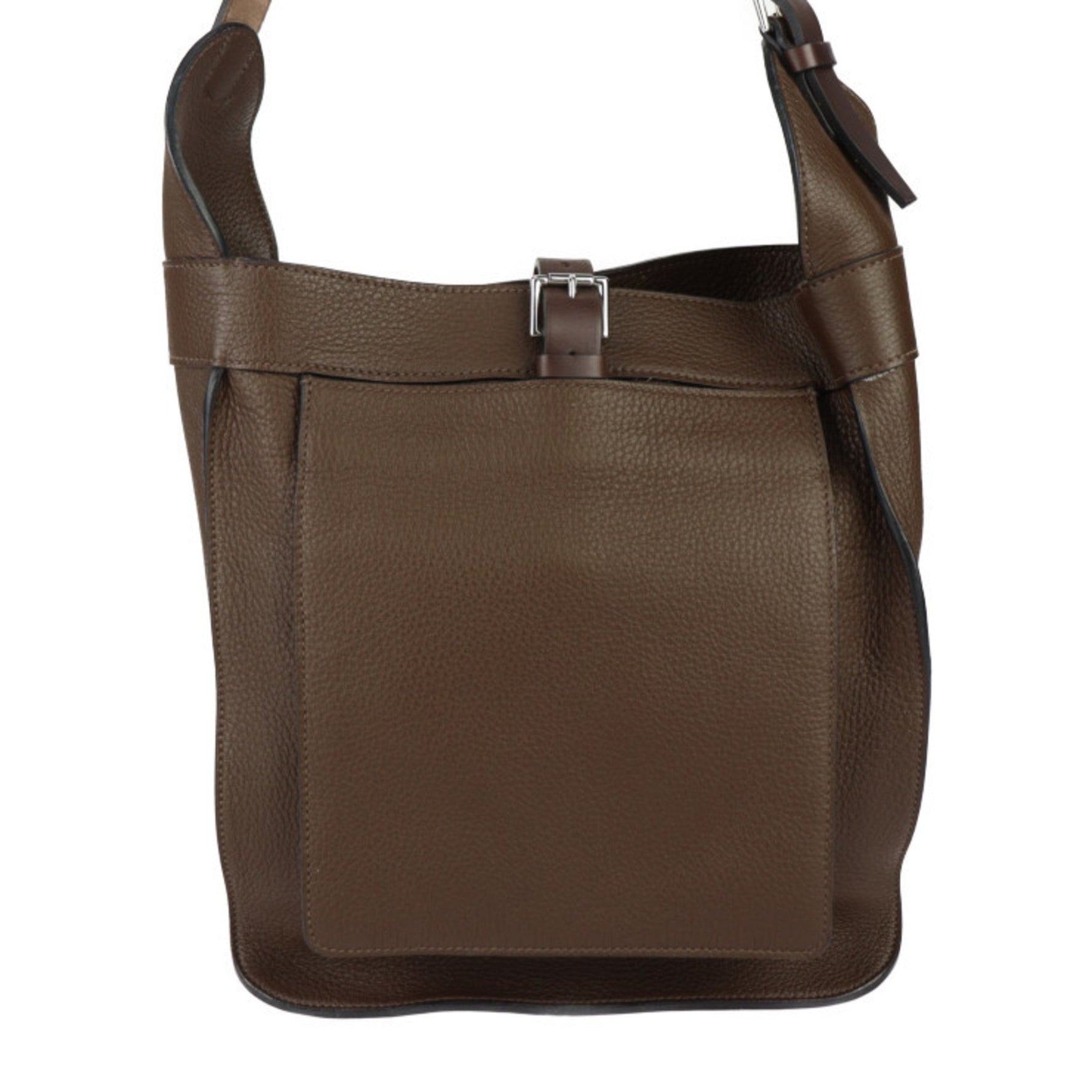 HERMES Marwari PM Handbag - Taurillon Clemence Shoulder Bag □N Stamp