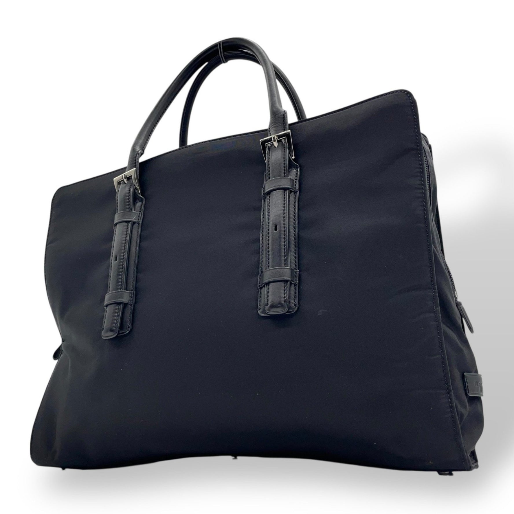 Coach nylon and leather tote bag, shoulder men's size