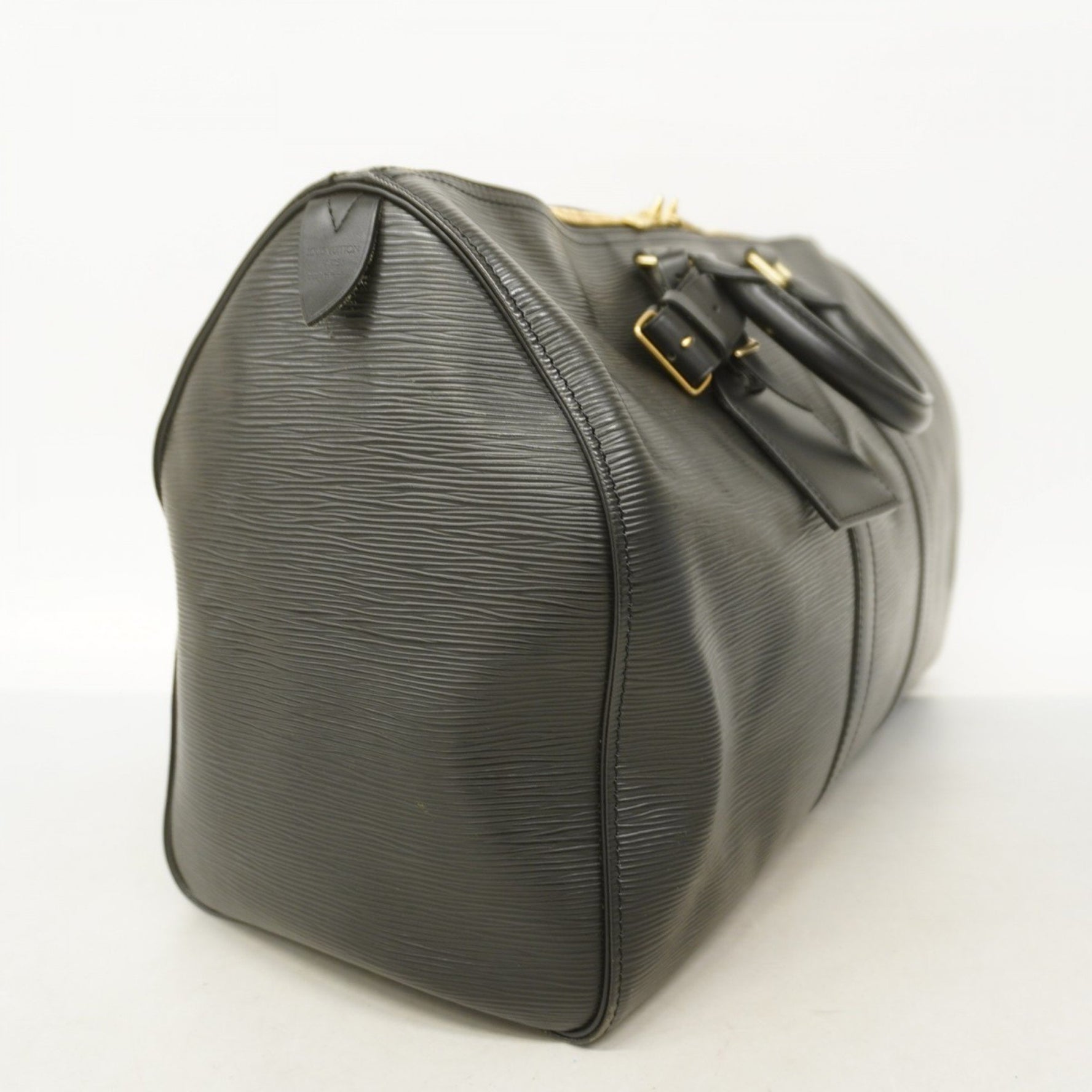 Louis Vuitton Epi Keepall 45 Boston Bag M42972 Noir Men's/Women's