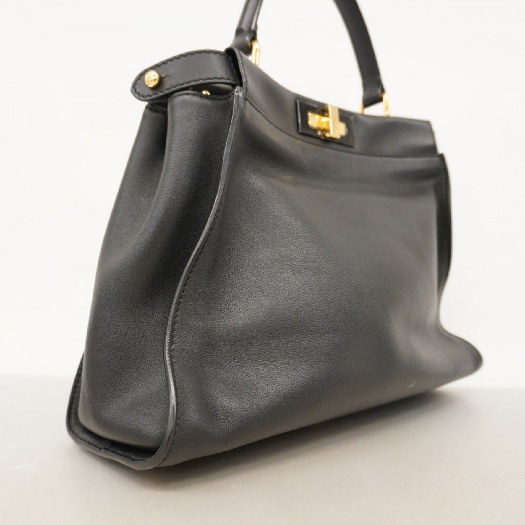 Fendi Peekaboo Leather Handbag