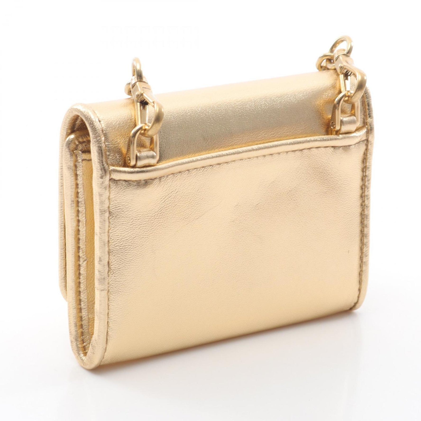 Miu Miu Miu Business Card Case/Card Case, Leather