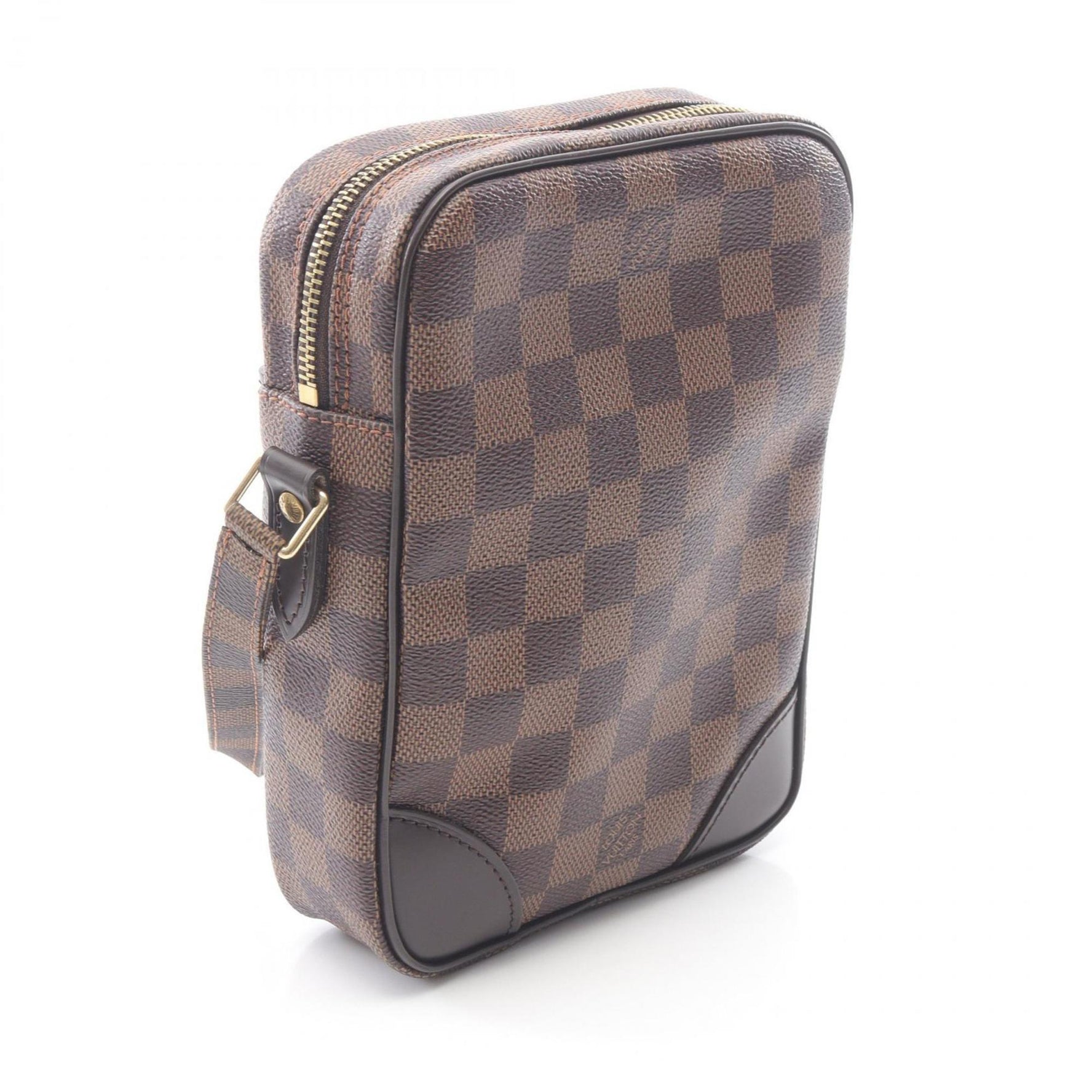 Louis Vuitton Danube Shoulder Bag, Coated Canvas and Leather with Damier Finish