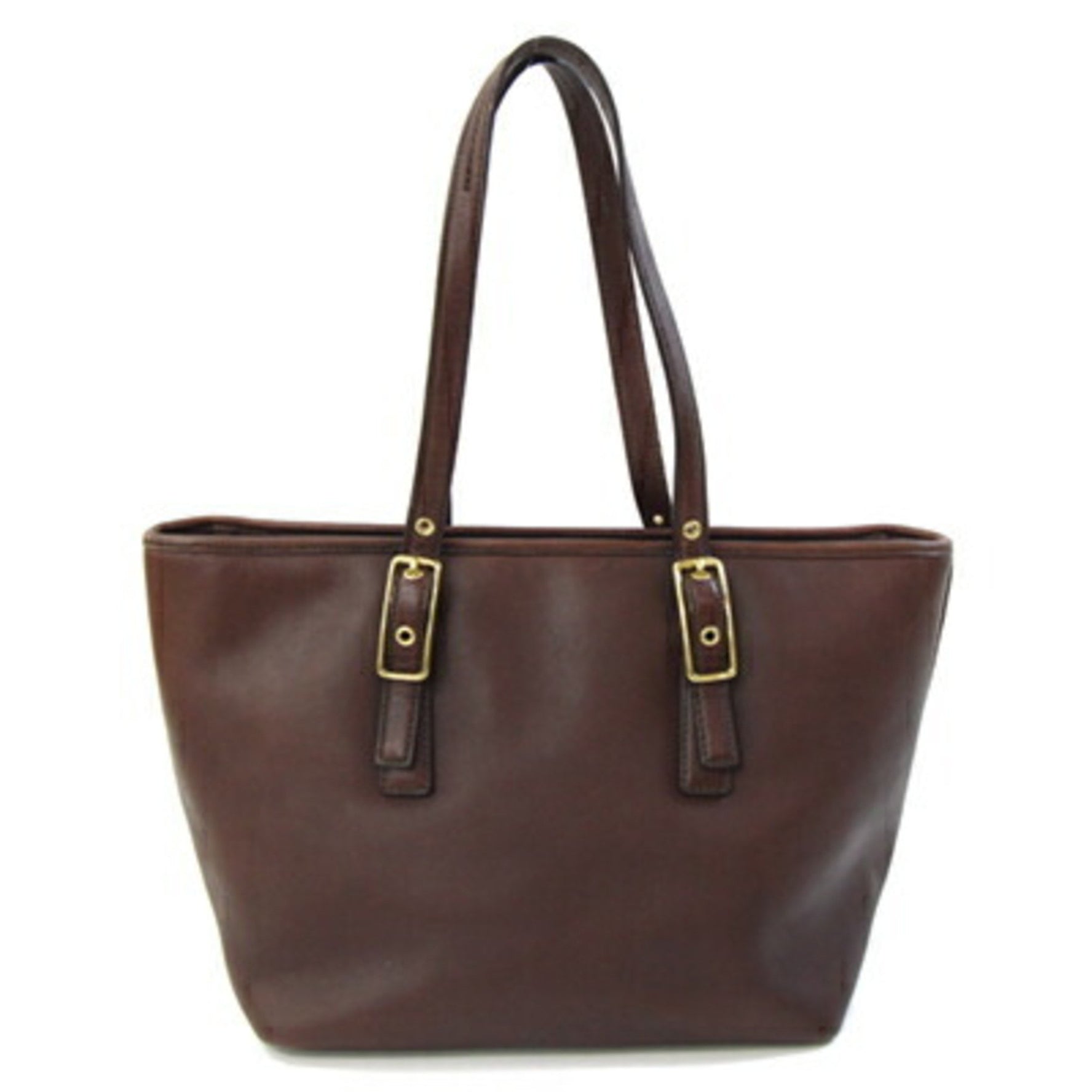 Coach Handbag 9847 Dark Brown Leather Tote Bag Old Women's COACH
