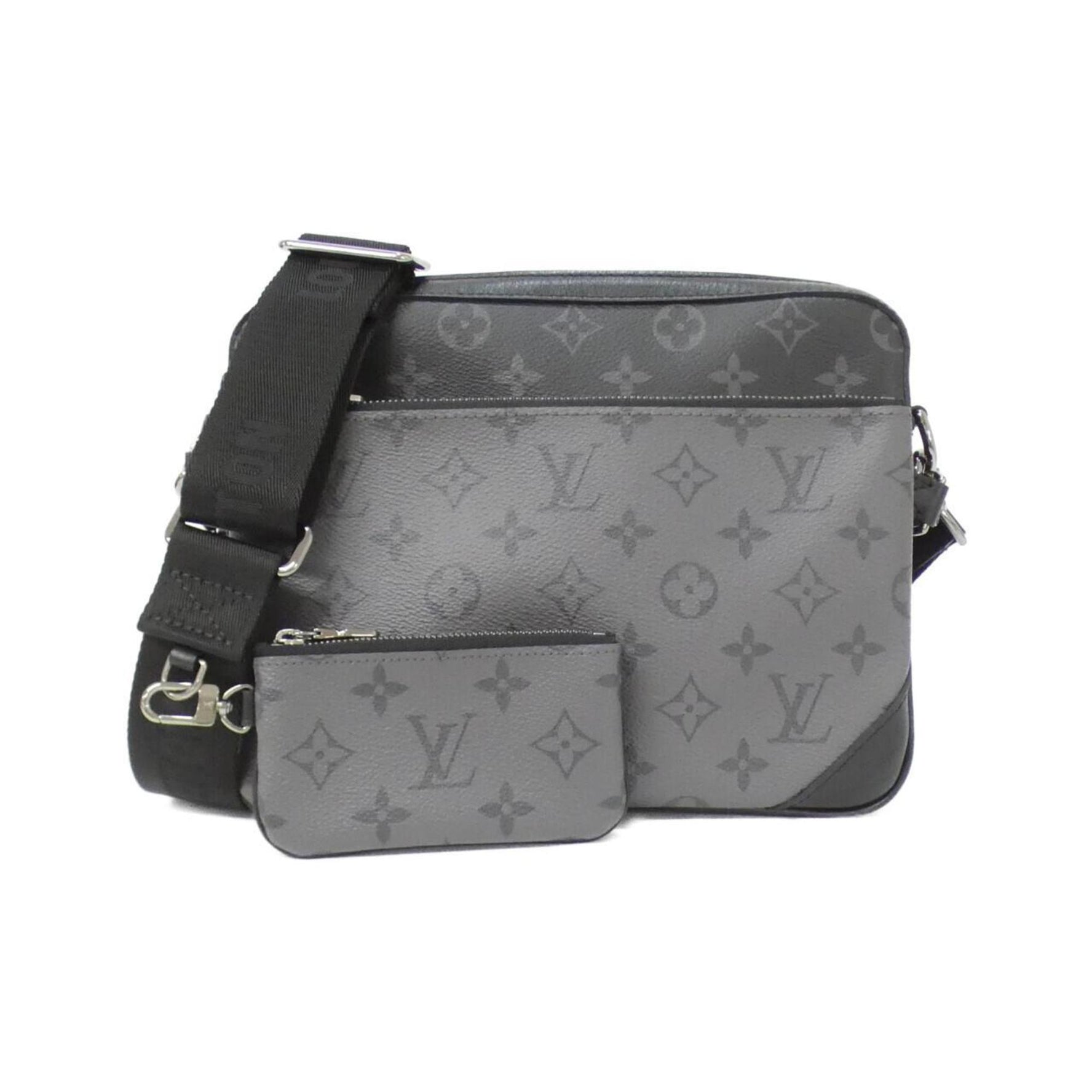 Louis Vuitton Monogram Eclipse Reverse Trio Messenger Shoulder Bag