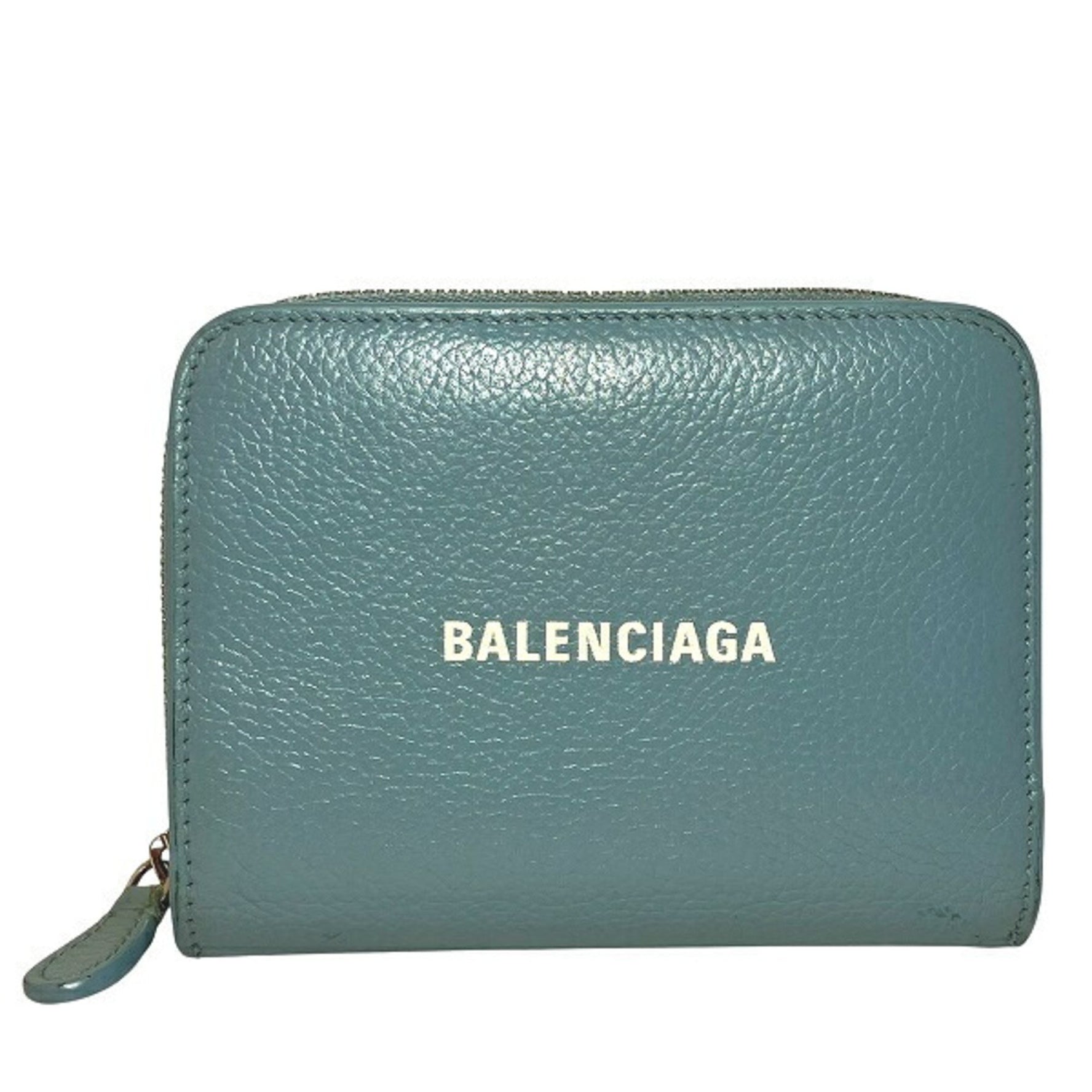 Balenciaga Round Bi-fold Wallet for Men and Women