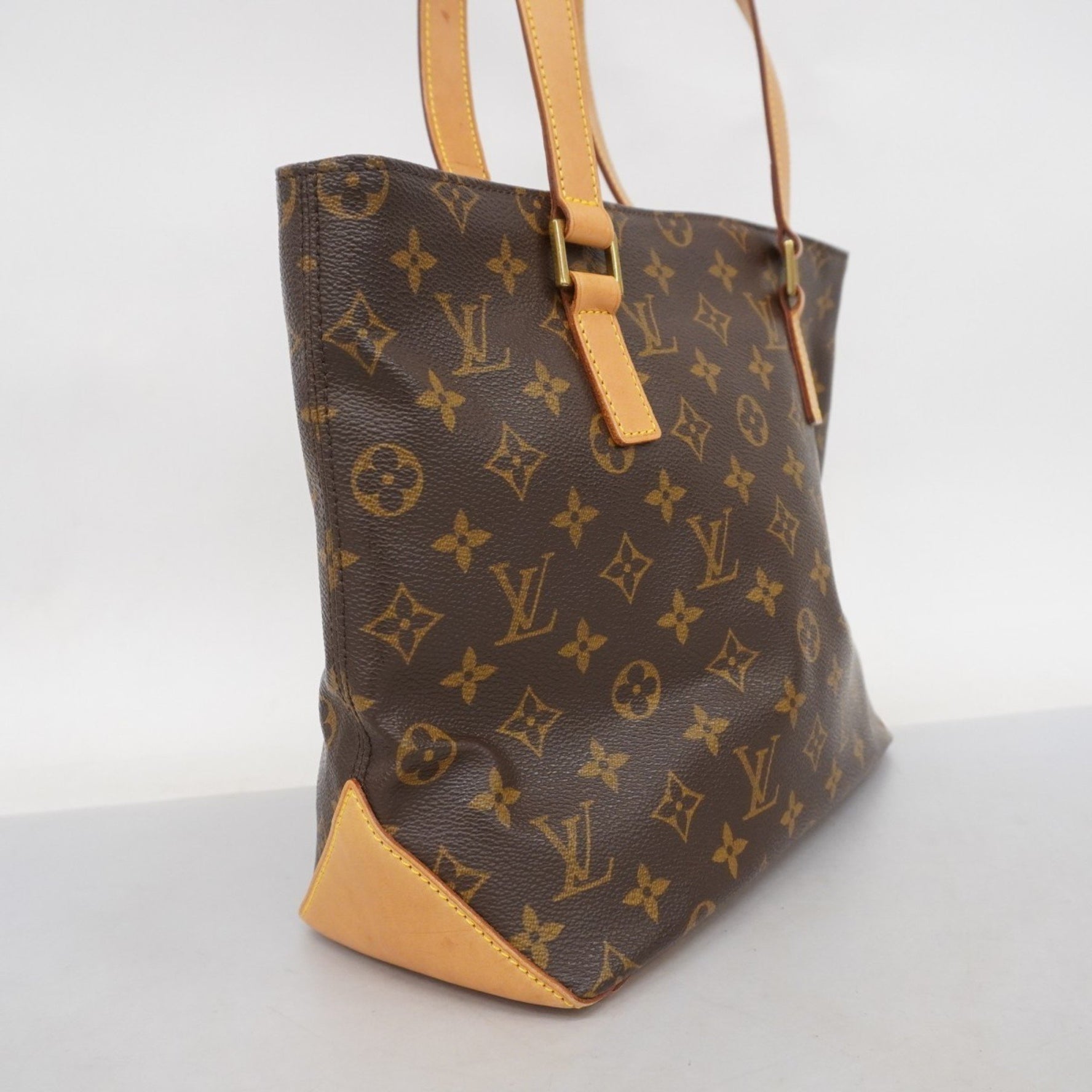 Louis Vuitton Monogram Cabas Piano Tote Bag M51148 Brown Women's