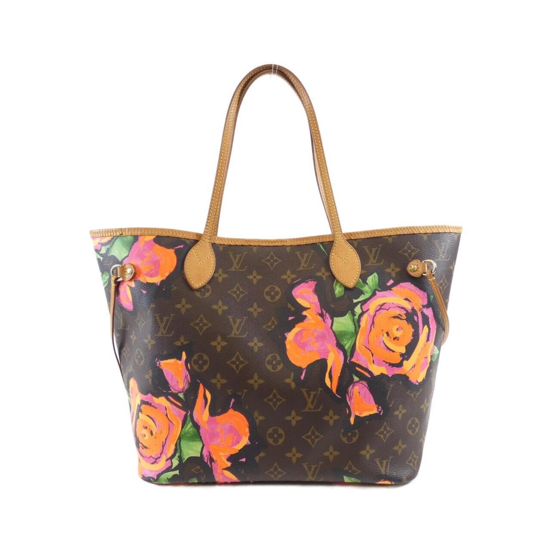 Louis Vuitton Monogram Rose (Steven Splash Neverfull MM Handbag
