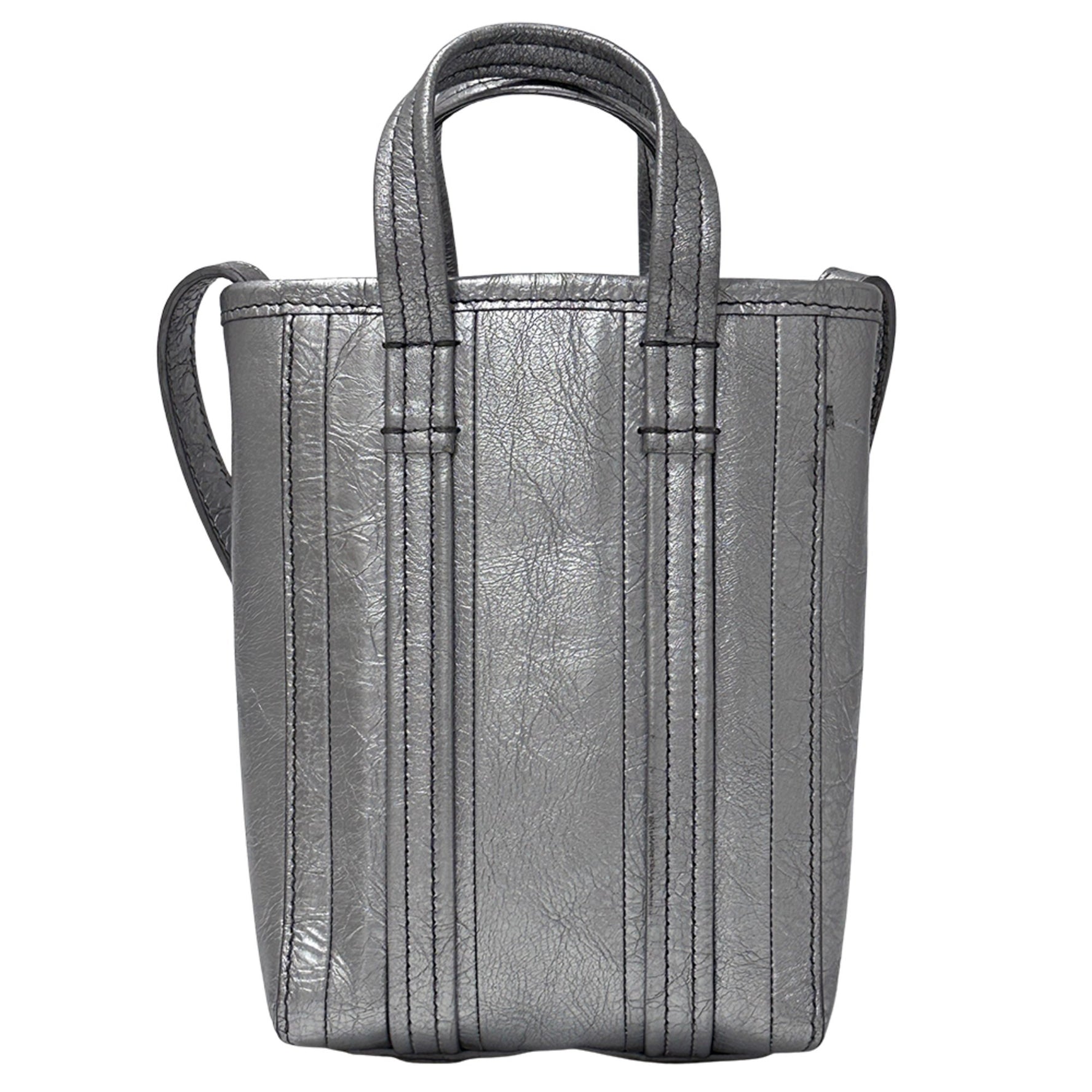 Balenciaga Barb Phone Shoulder Bag, Leather, Pouch, Mini Small