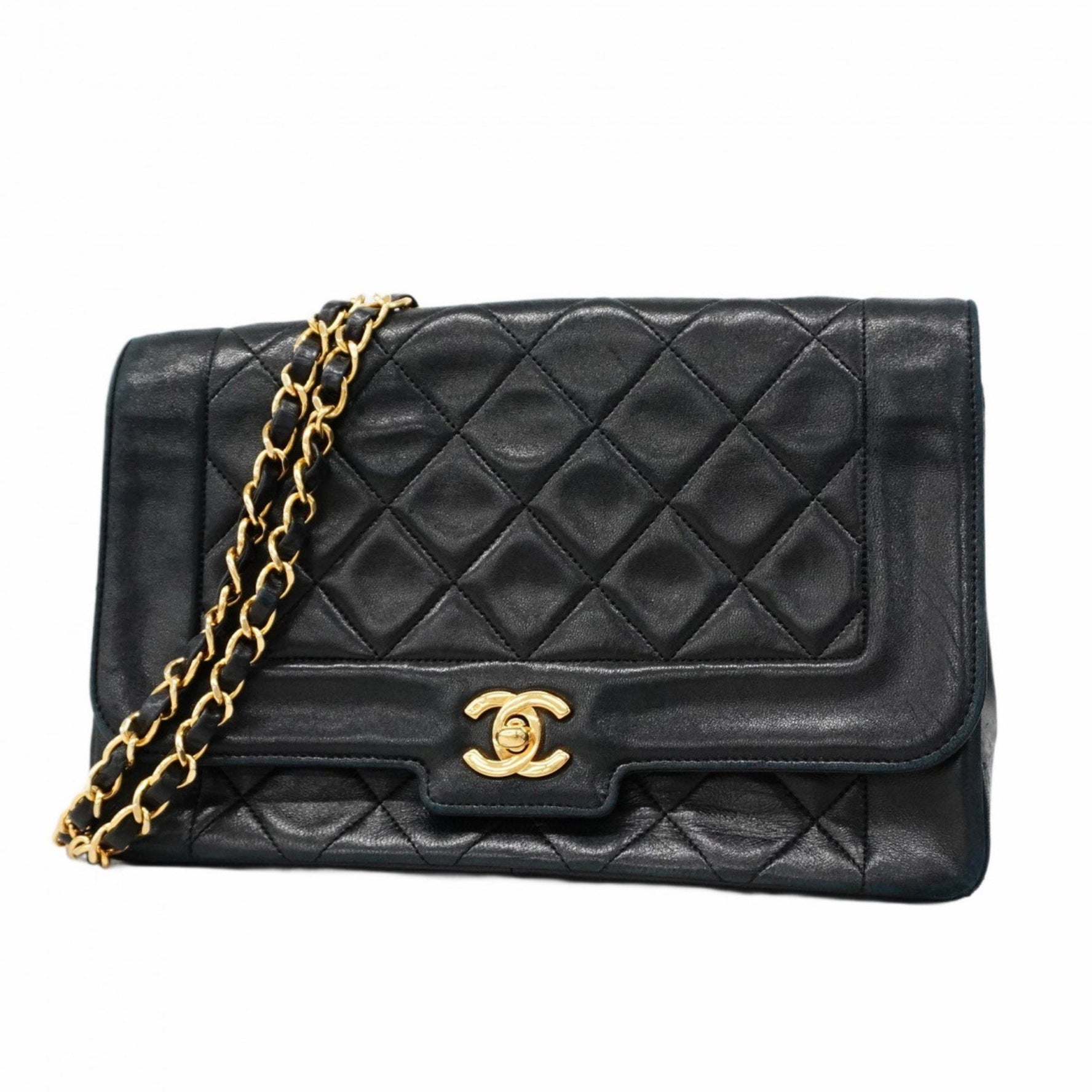 Chanel Matelasse Shoulder Bag with Chain Bag, Lambskin