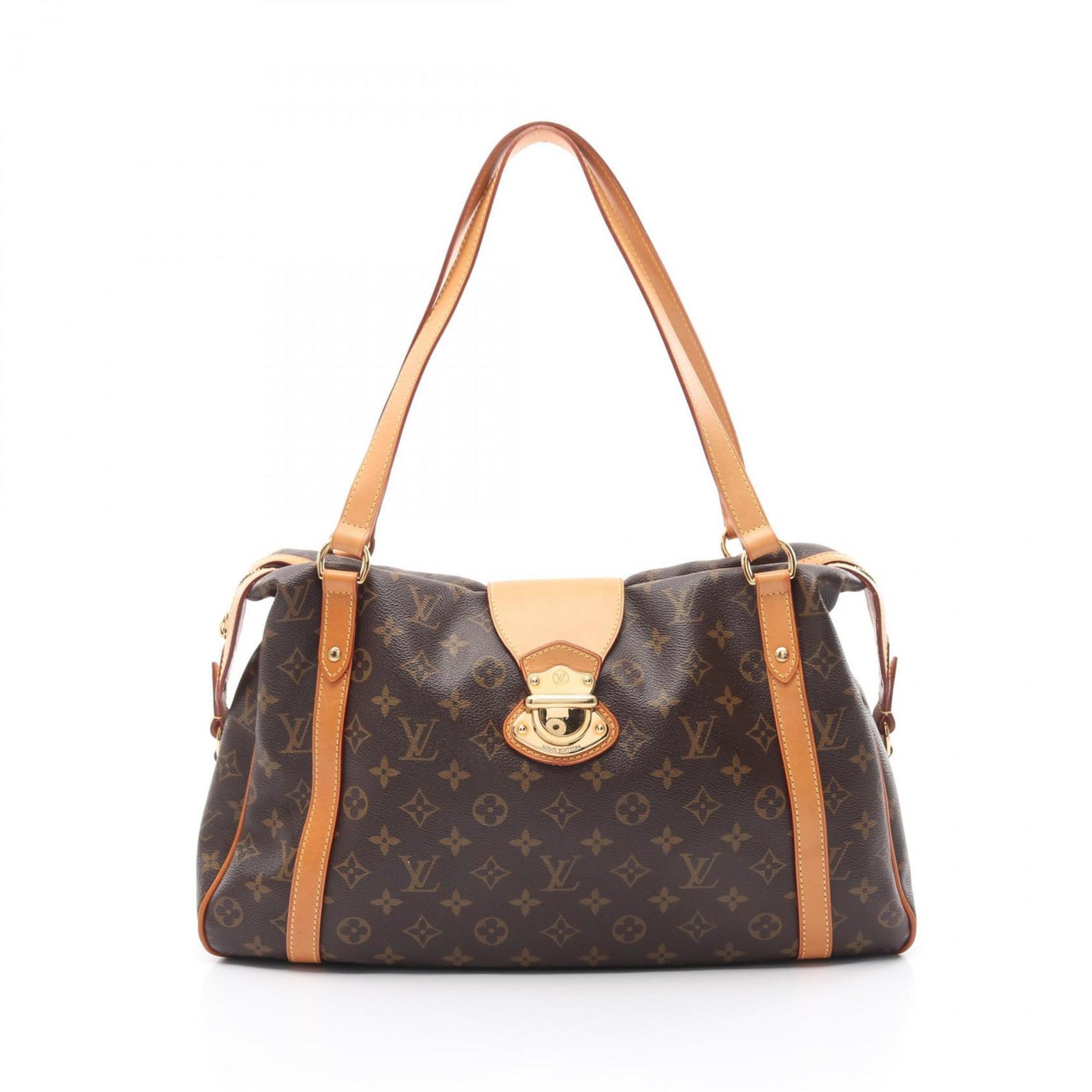 Louis Vuitton Stresa PM Shoulder Bag Coated Canvas Leather Monogram