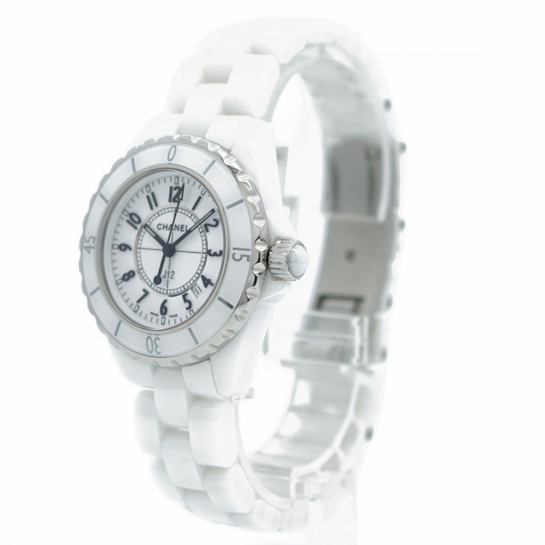 Chanel J12 H0968 White Dial Women's Watch