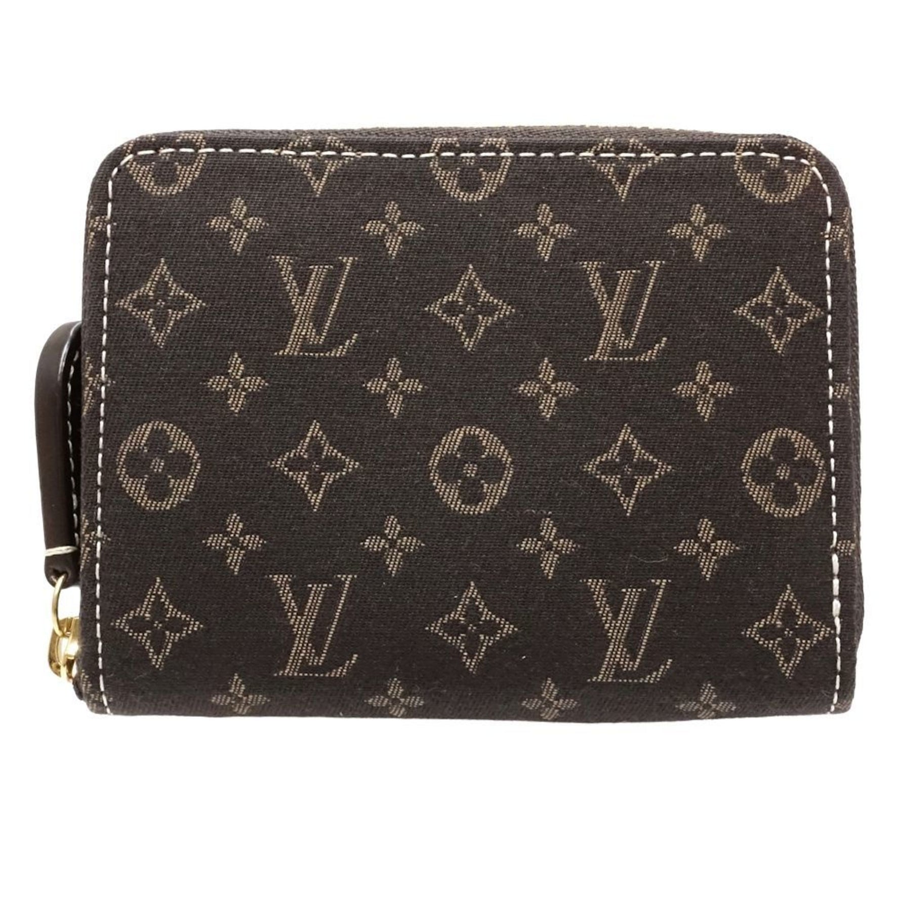 LOUIS VUITTON Louis Vuitton Wallet/Coin Case M63003 Zipper Coin Purse Monogram Idylle Fuzan