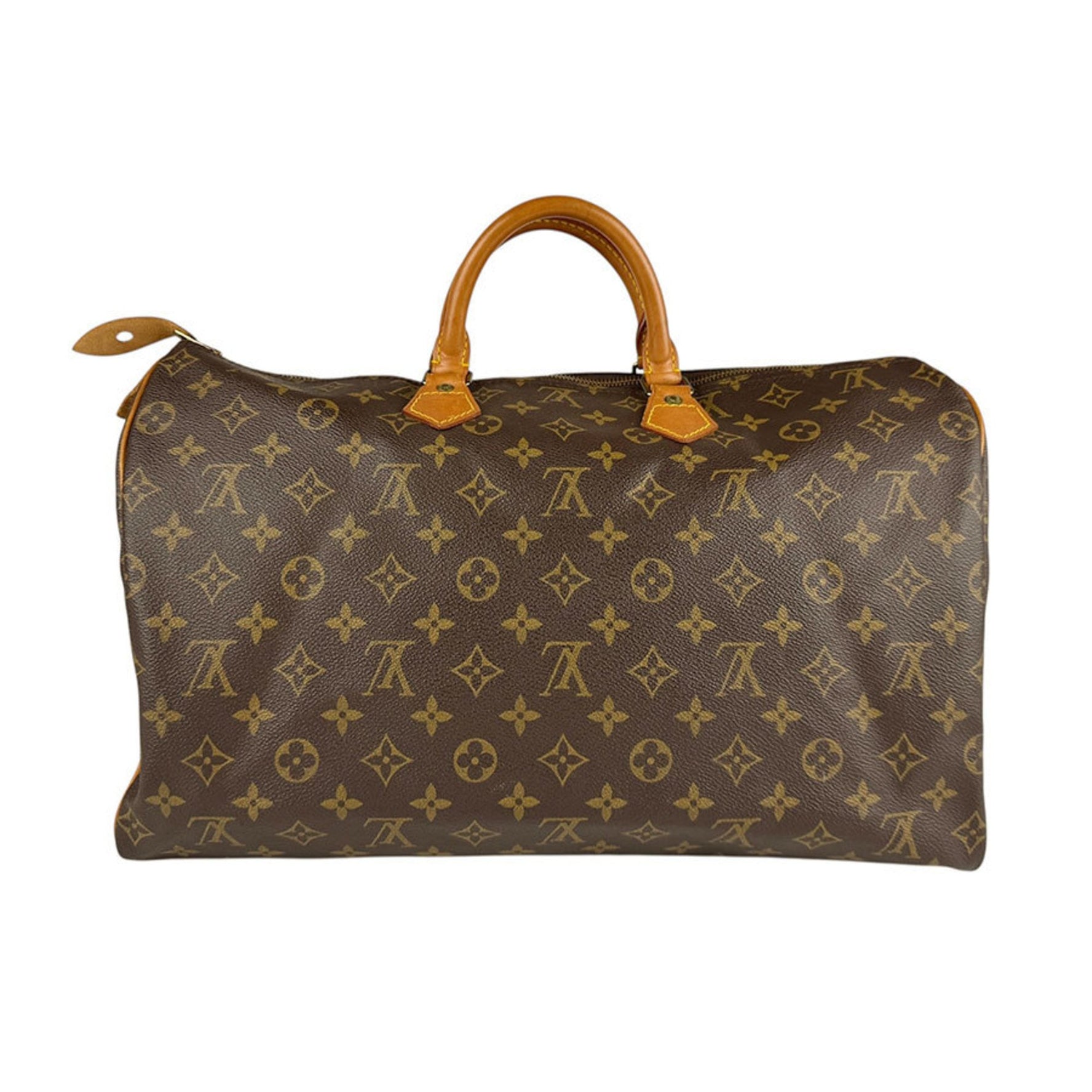 Louis Vuitton Speedy 40 Monogram Canvas Boston Bag, Brown, Men's/Women's