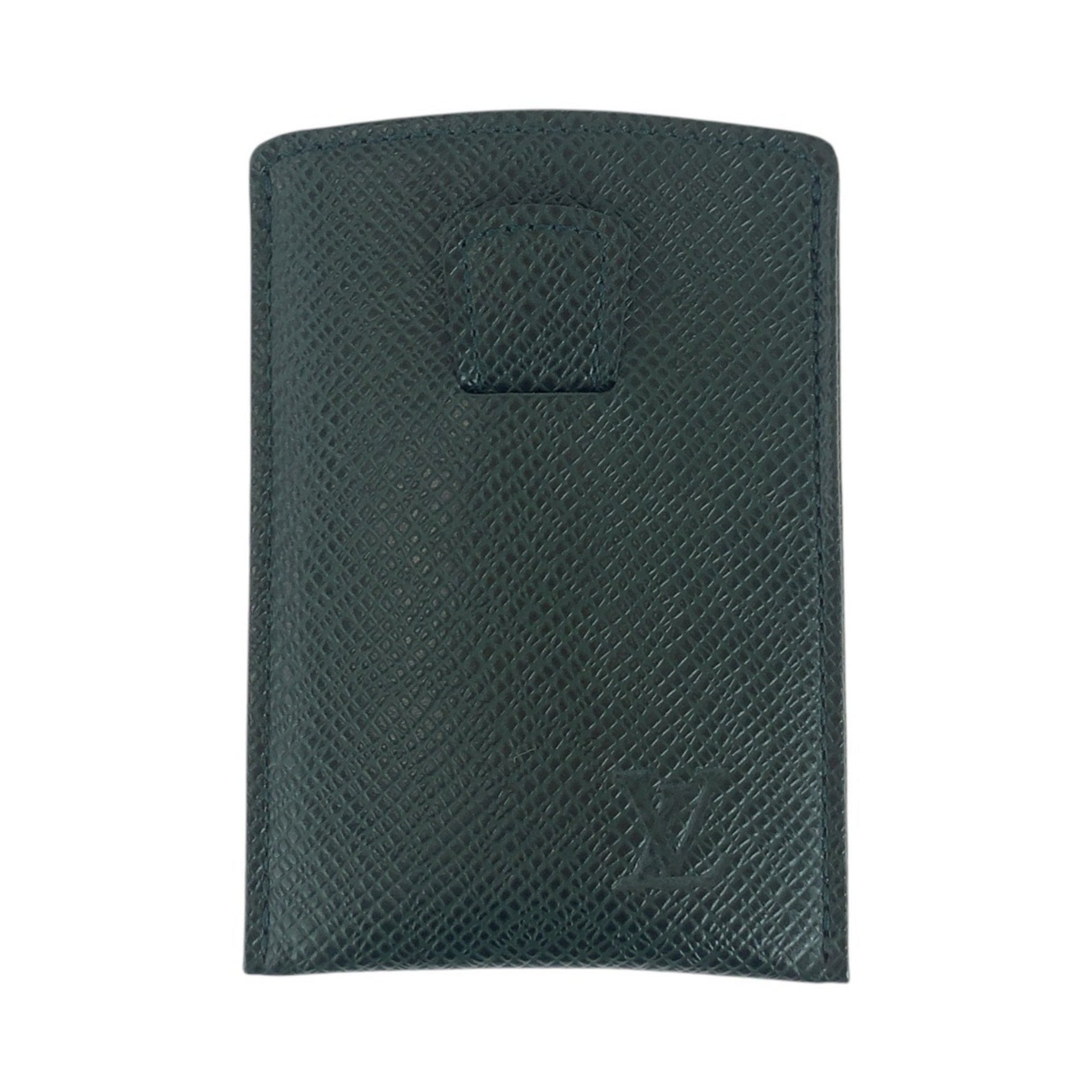Louis Vuitton Epi Etui Cult Devisite Toilette Episea Dark Green Leather Card Case