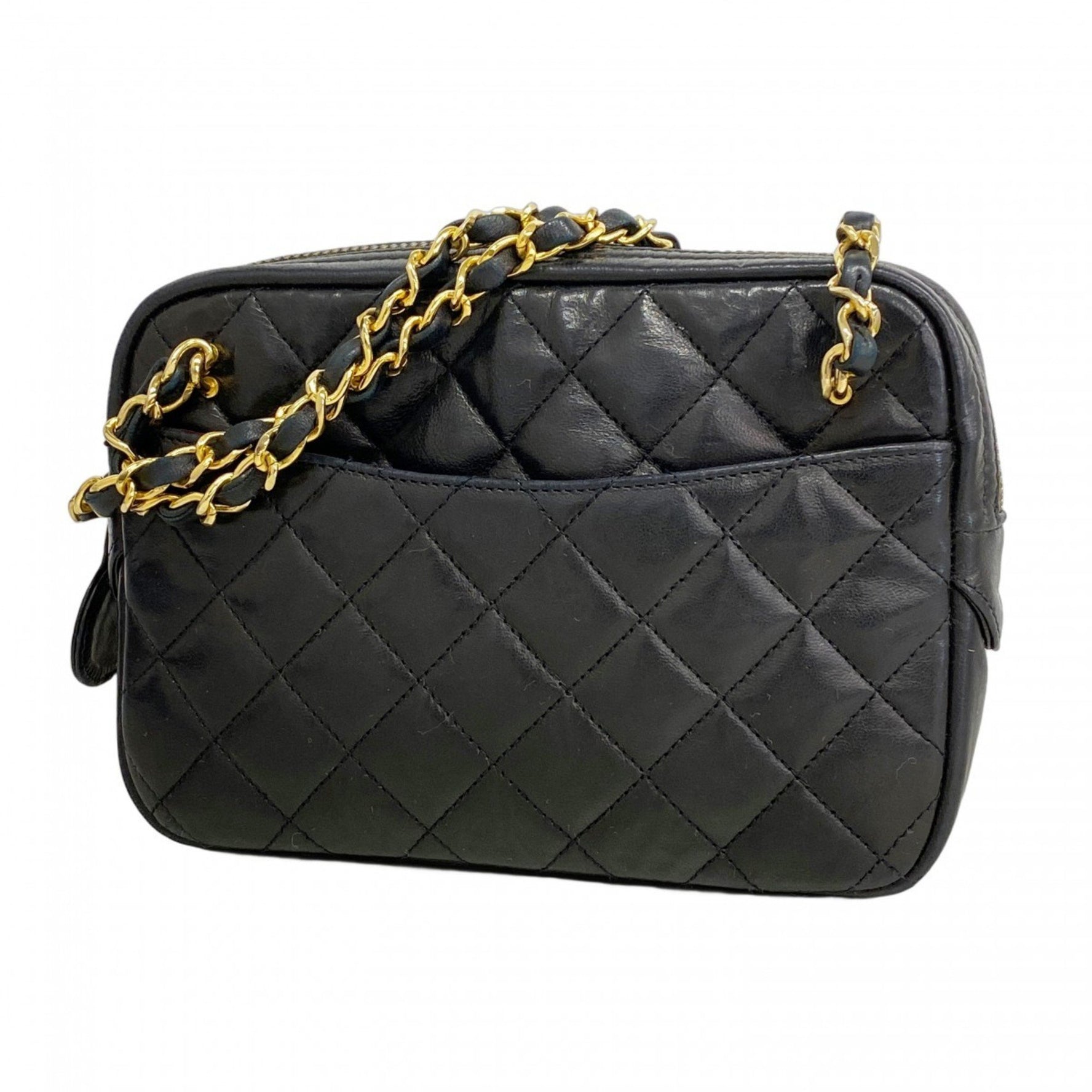 Chanel Matelasse Shoulder Bag with Chain Bag, Lambskin