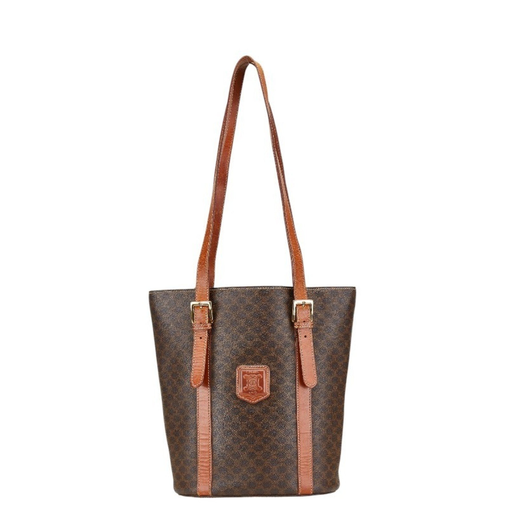 Celine Macadam Tote Bag Shoulder Leather