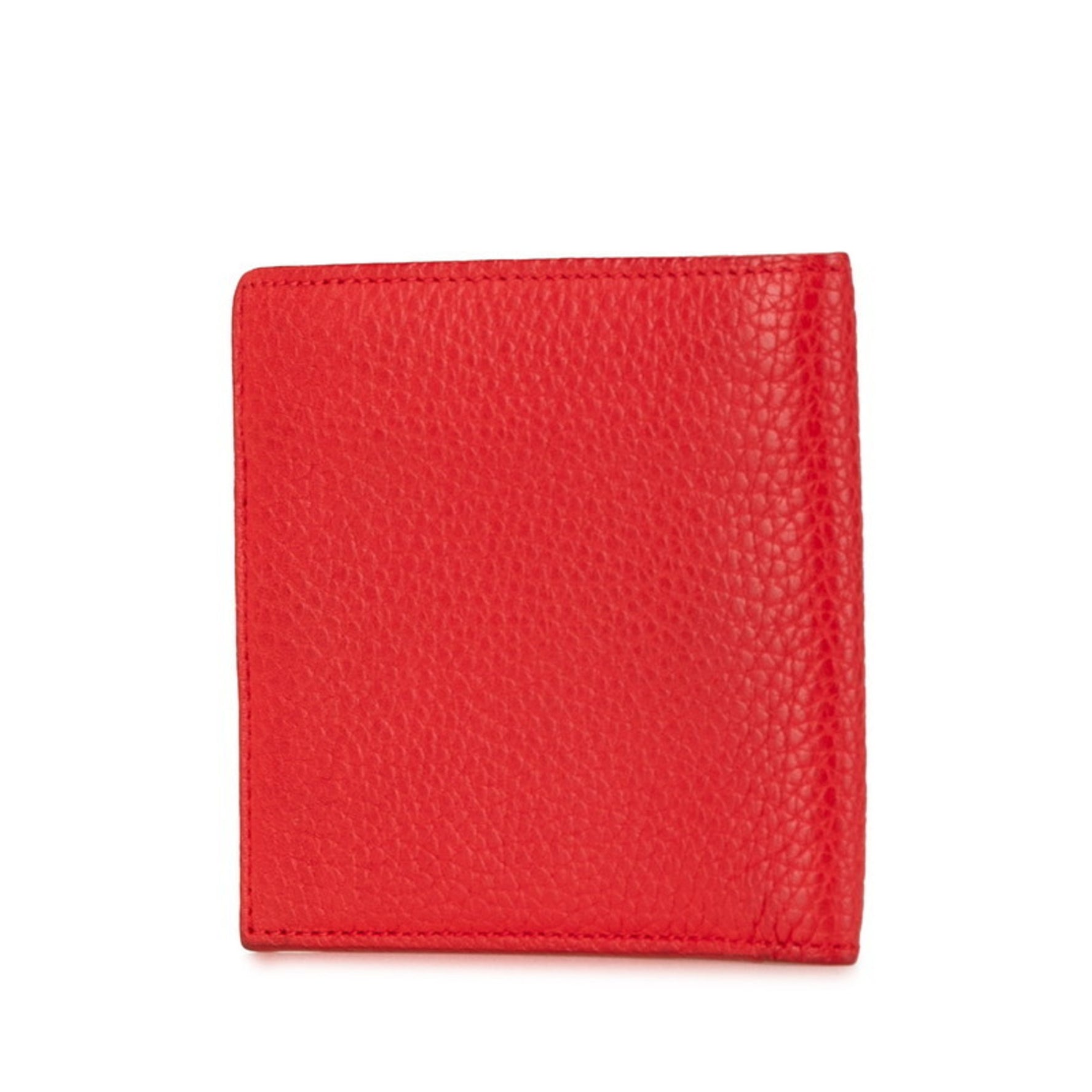 Bottega Veneta Bi-fold Wallet Red Leather BOTTEGAVENETA