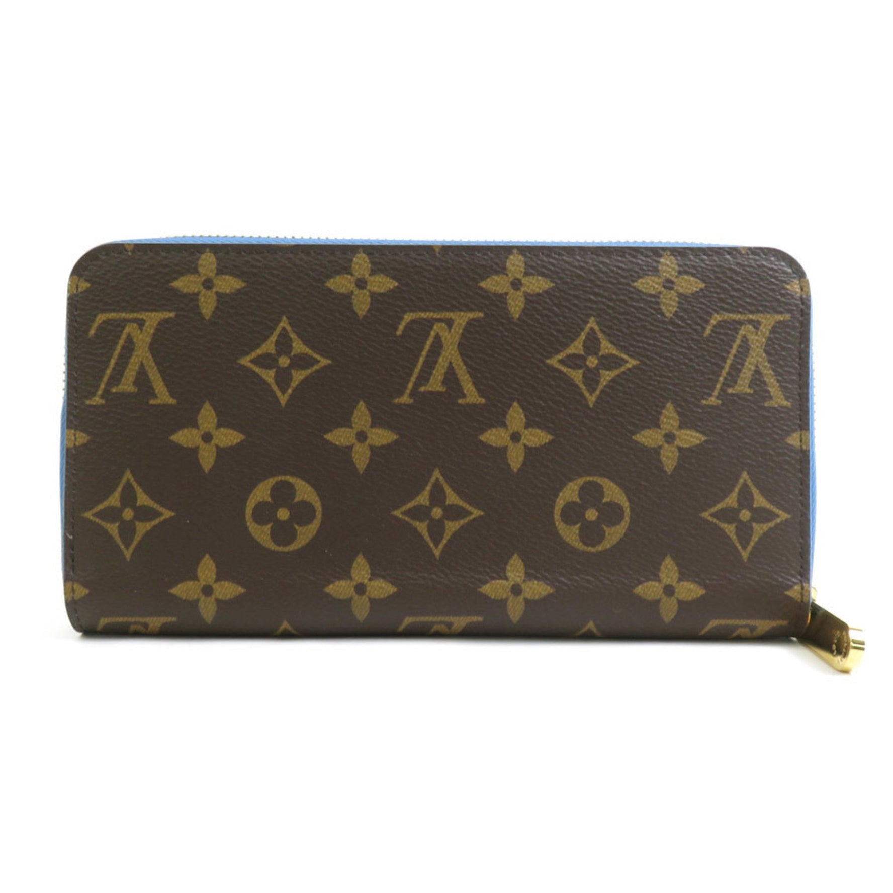 Louis Vuitton Monogram Zippy Wallet, Blue Jean, Men's/Women's