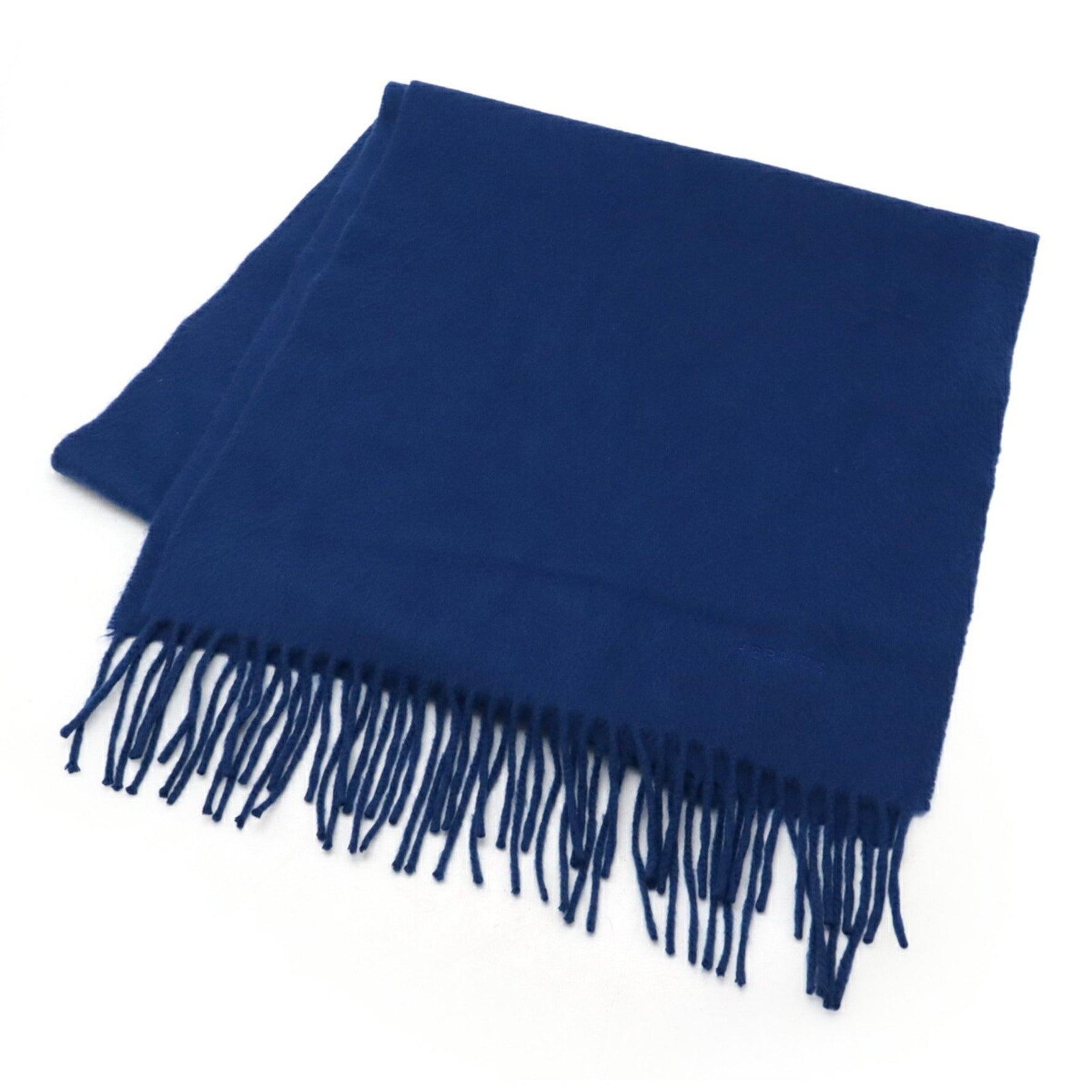 HERMES scarf stole embroidered 100% cashmere