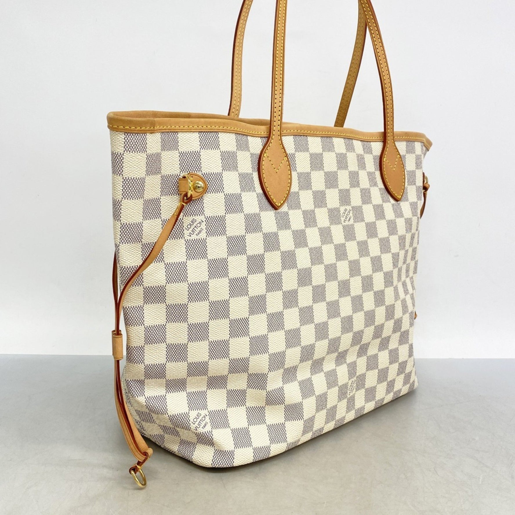 Louis Vuitton Damier Azur Neverfull MM Tote Bag