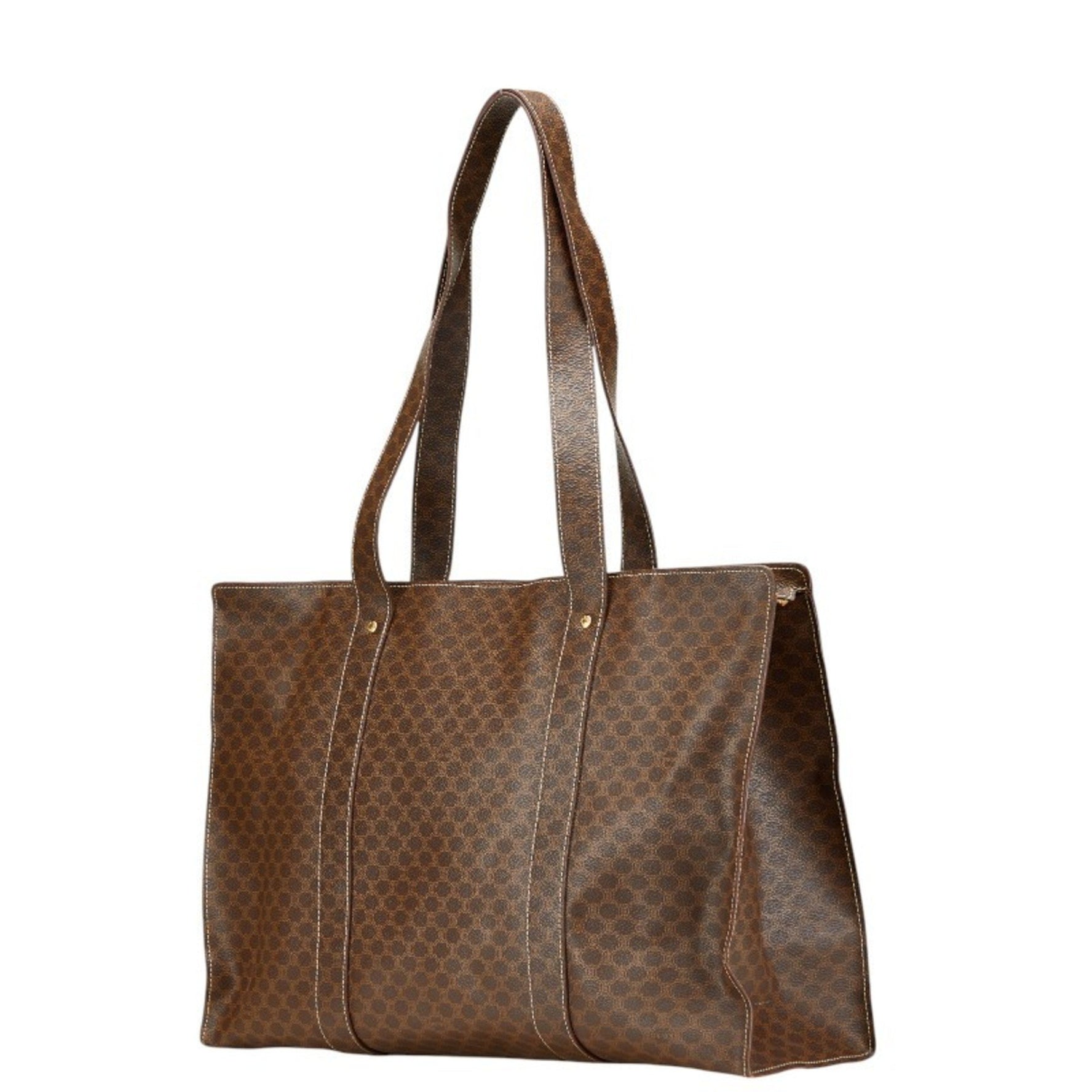 Celine Macadam Tote Bag in Leather