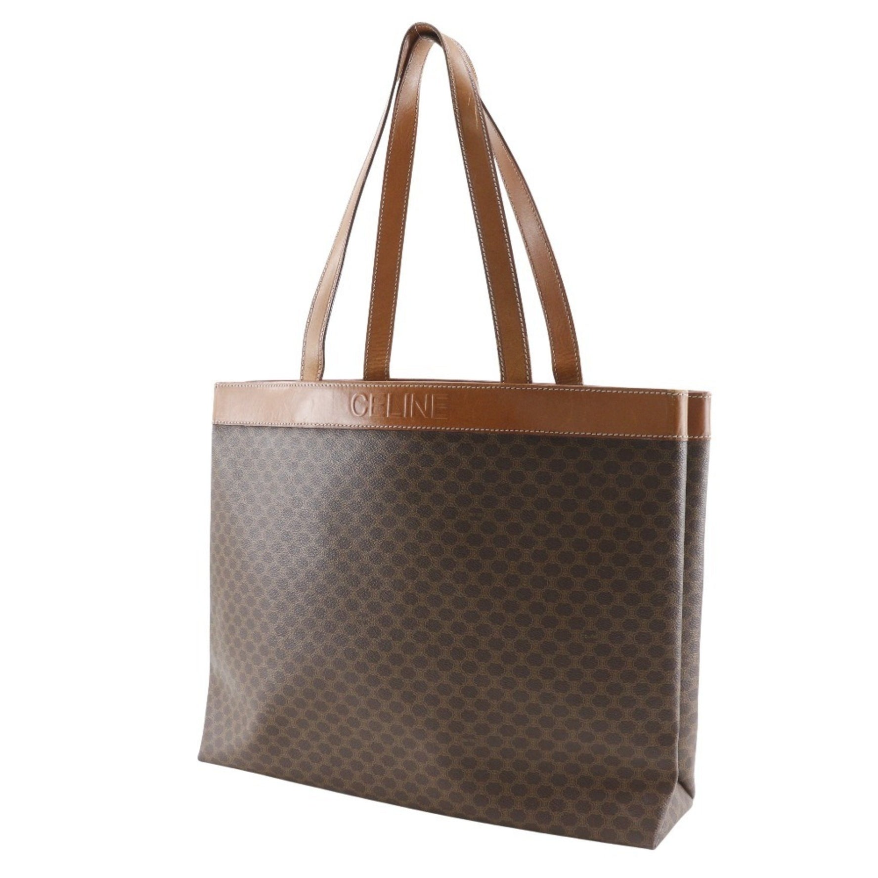 Celine Macadam Tote Bag, PVC and Leather