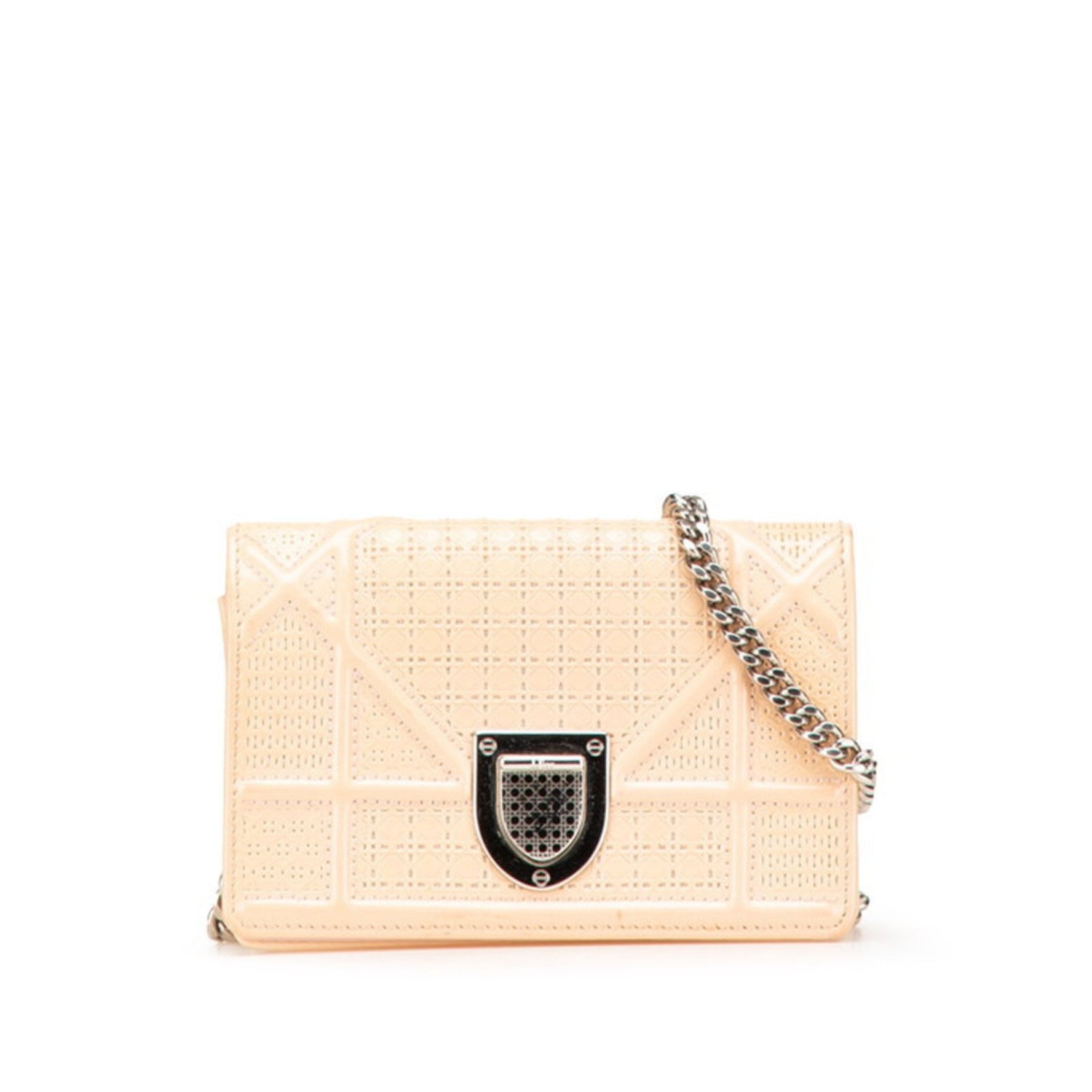 Christian Dior Dior Diorama Mini Chain Shoulder Bag in Patent Leather