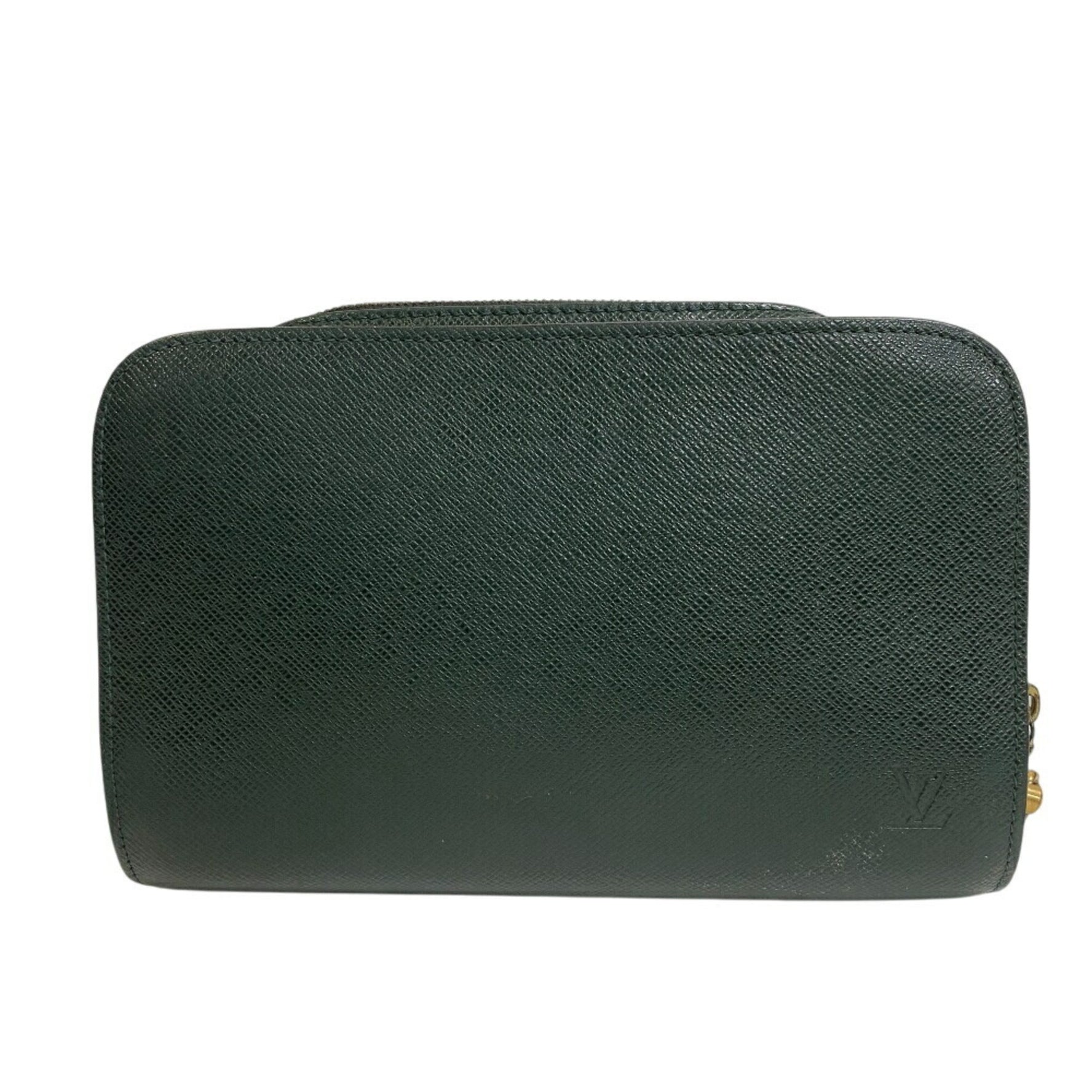 LOUIS VUITTON M30184 Baikal Taiga Clutch Bag/Second Bag - Green Men's