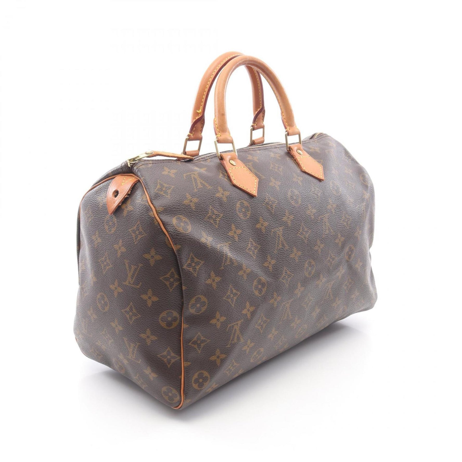 Louis Vuitton Speedy 35 Handbag, PVC-Coated Canvas and Leather, Monogram