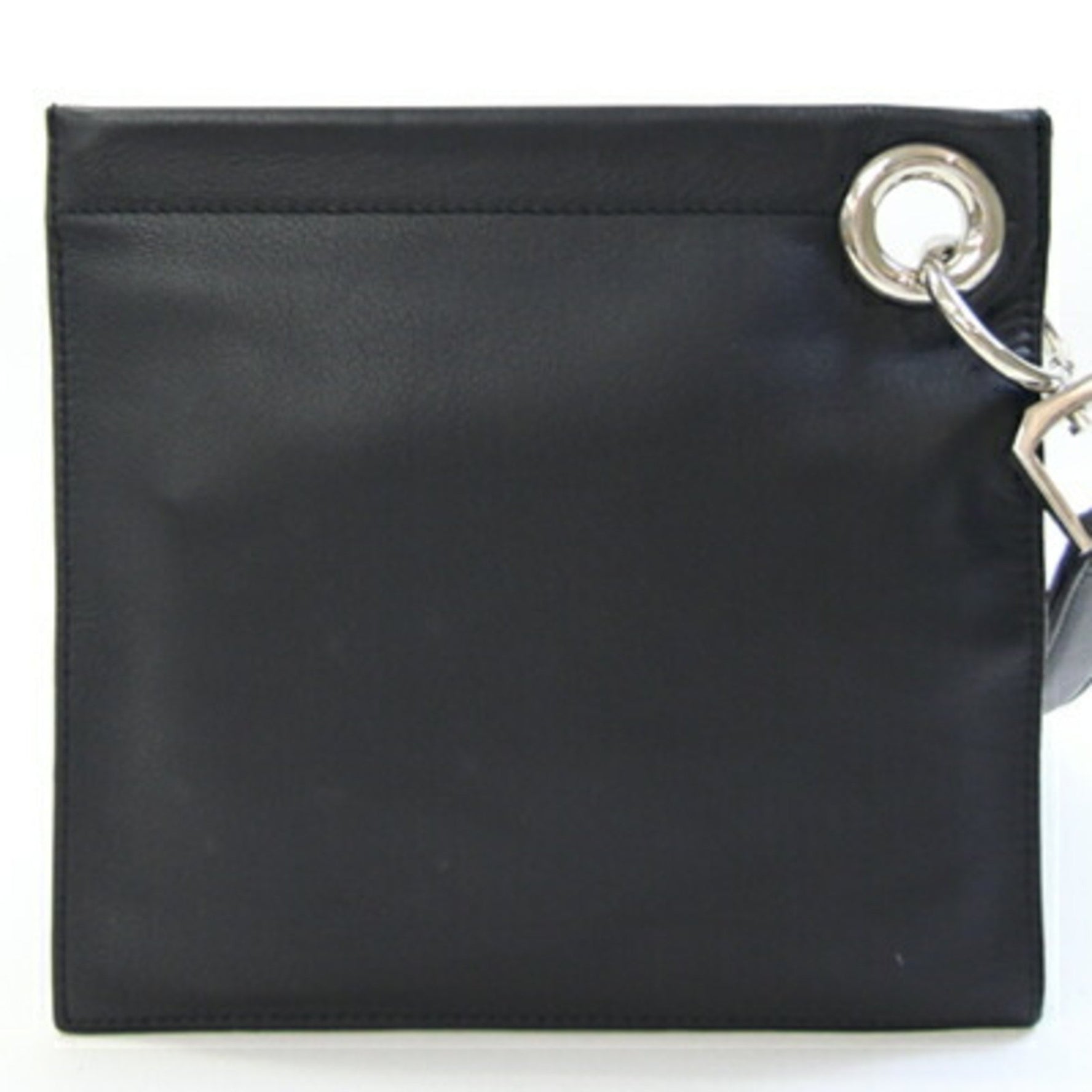 LOEWE Pouch Leather Clutch Bag Flat Old Classic Retro