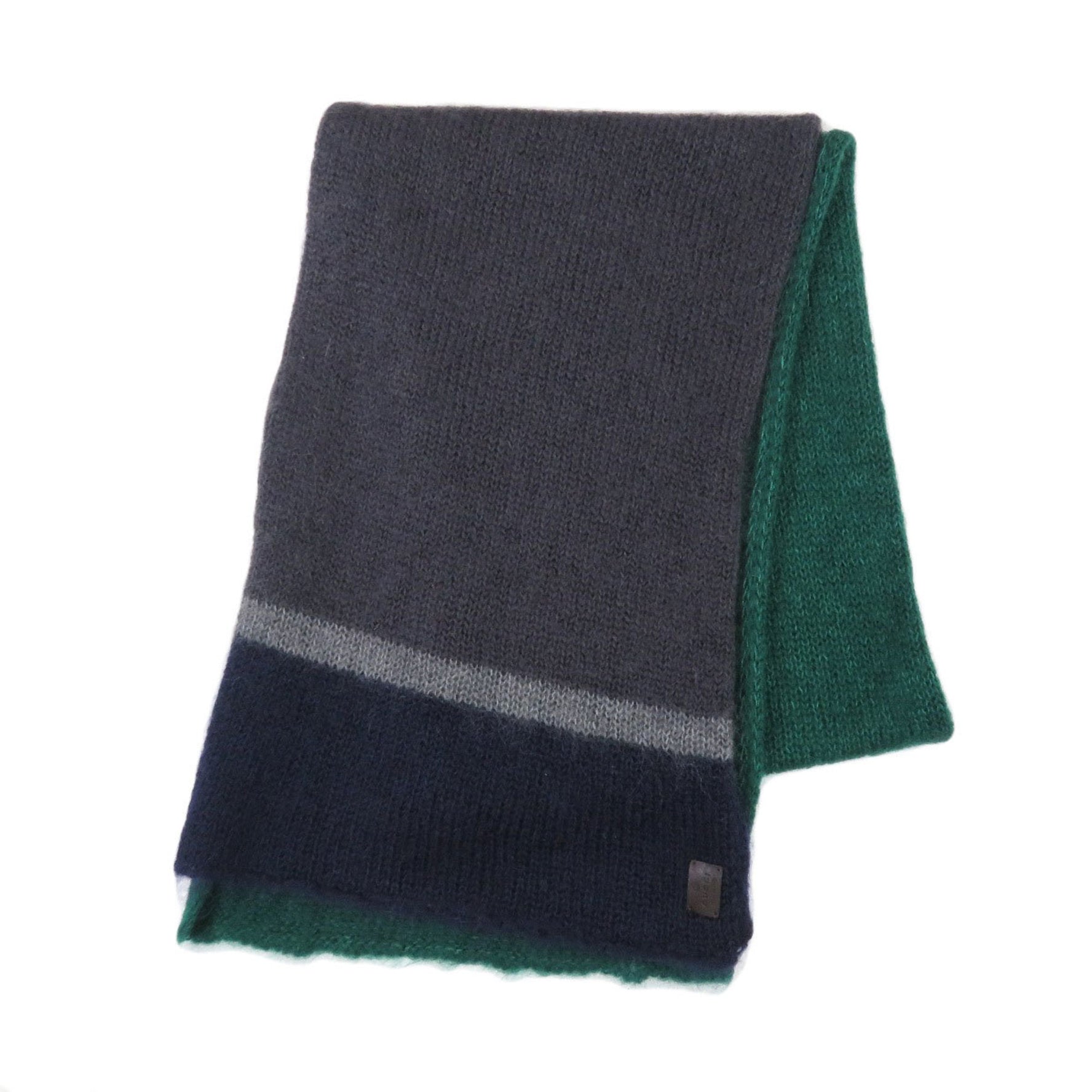 Gucci 3 color muffler mohair silk